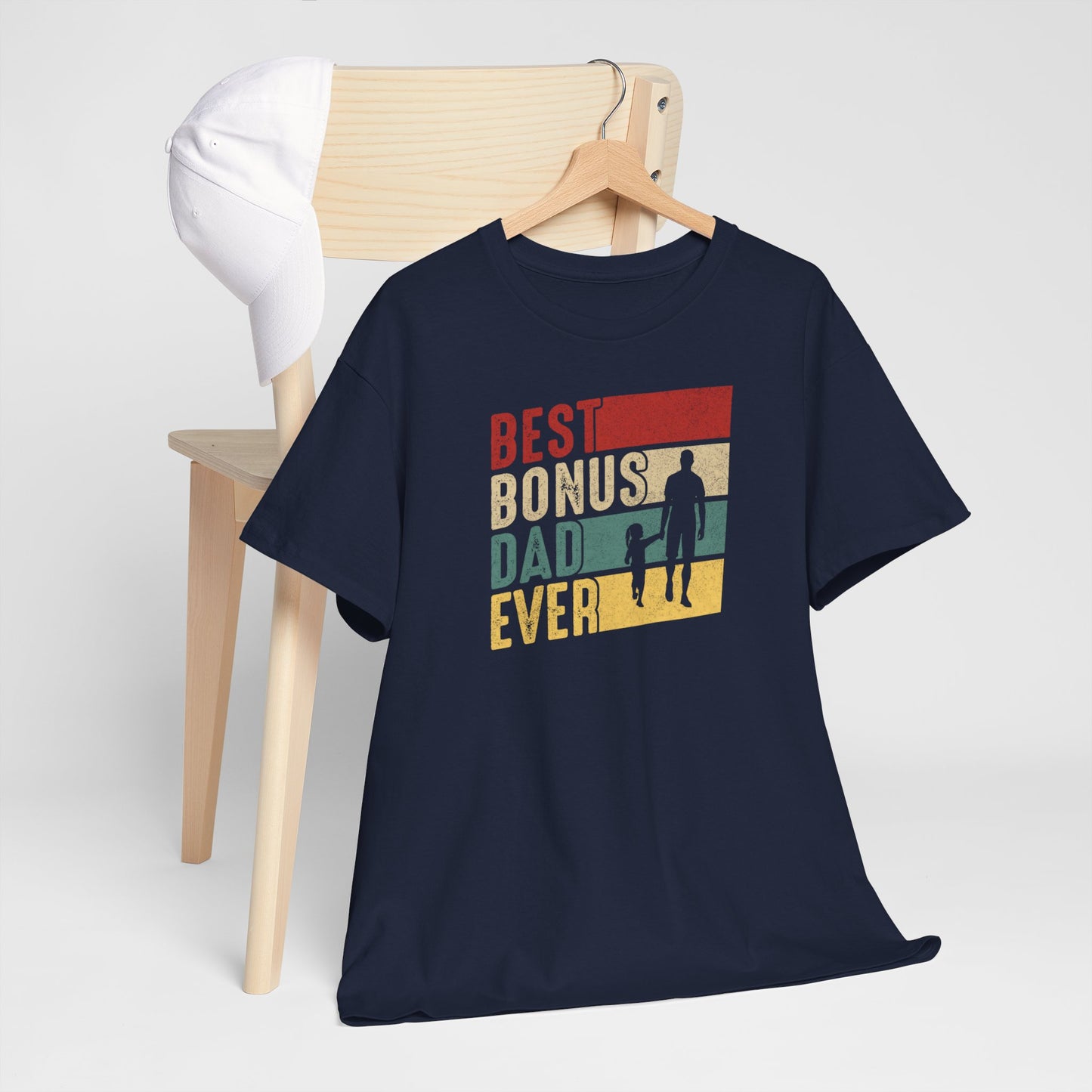 Vaderdag Papa Cadeau - T-shirt - Best Bonus Dad Ever - Oversized #44