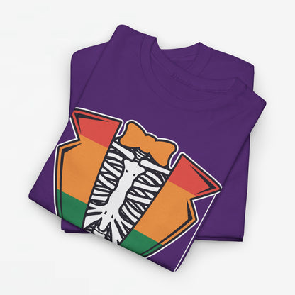 Gay Pride T-shirt - Skelet Regenboog Suit - Oversized #72