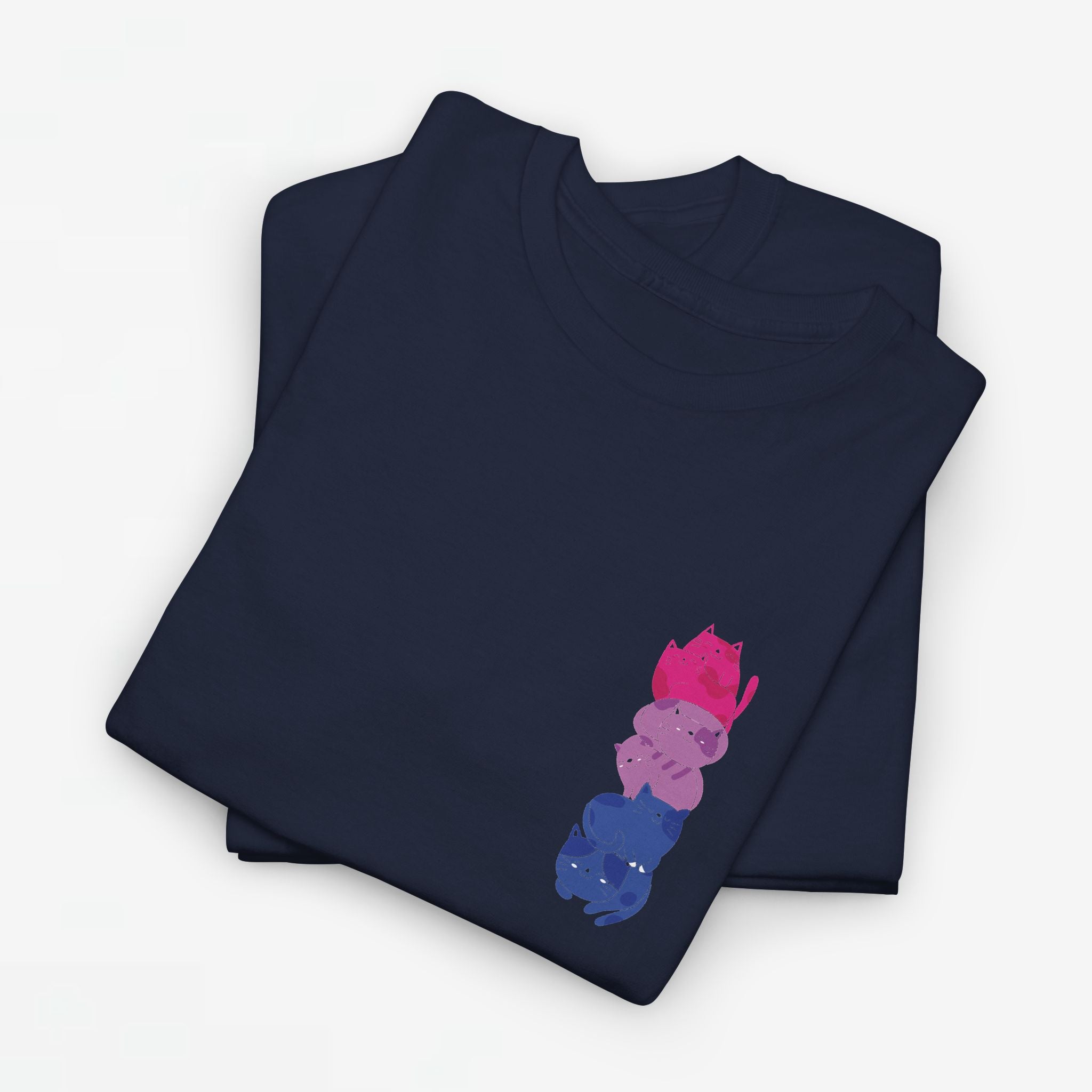 Gay Pride T-shirt - Katten Bi Vlag | SkrrtShirt