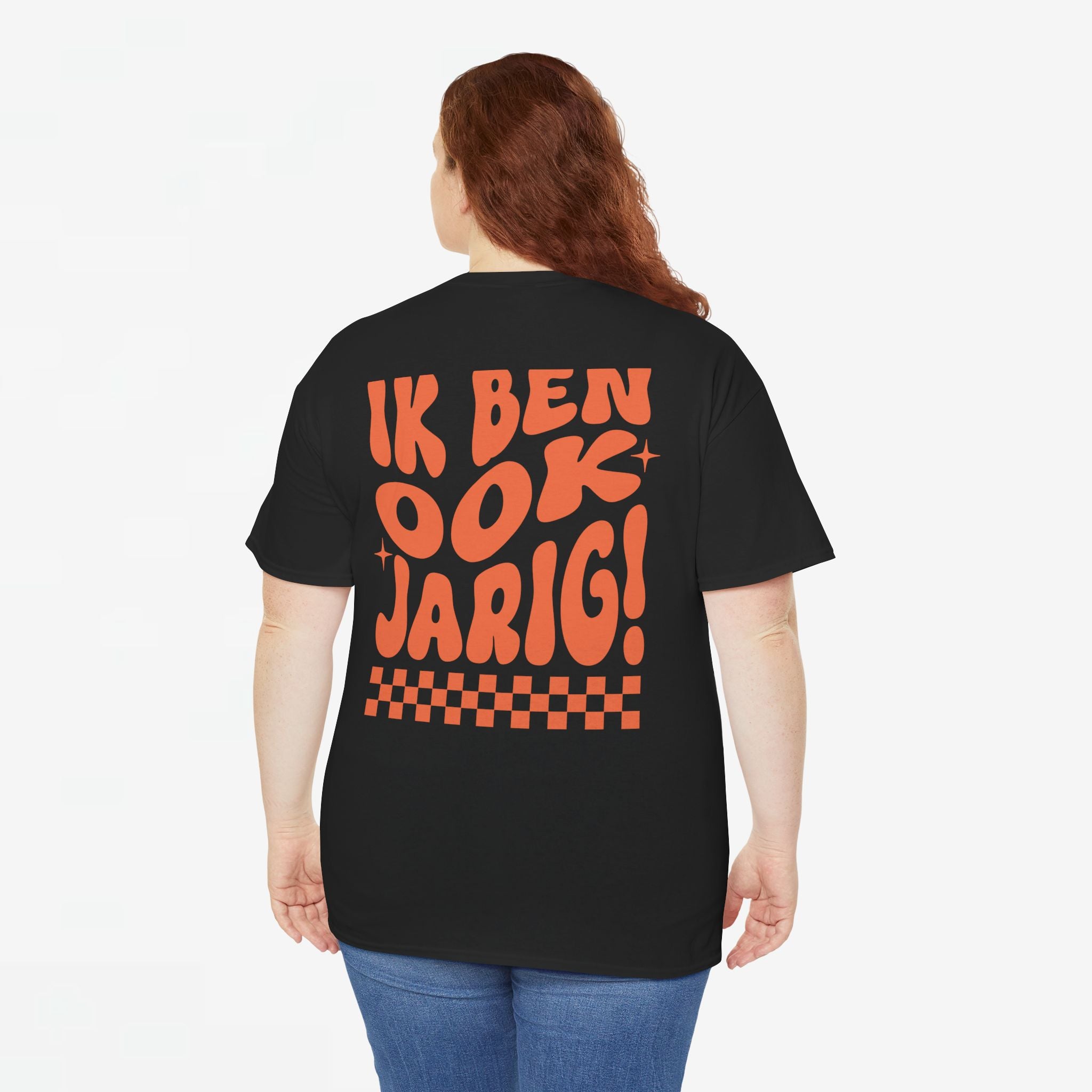 Ik ben ook jarig! | Back Print | Koningsdag T-shirt | Oversized