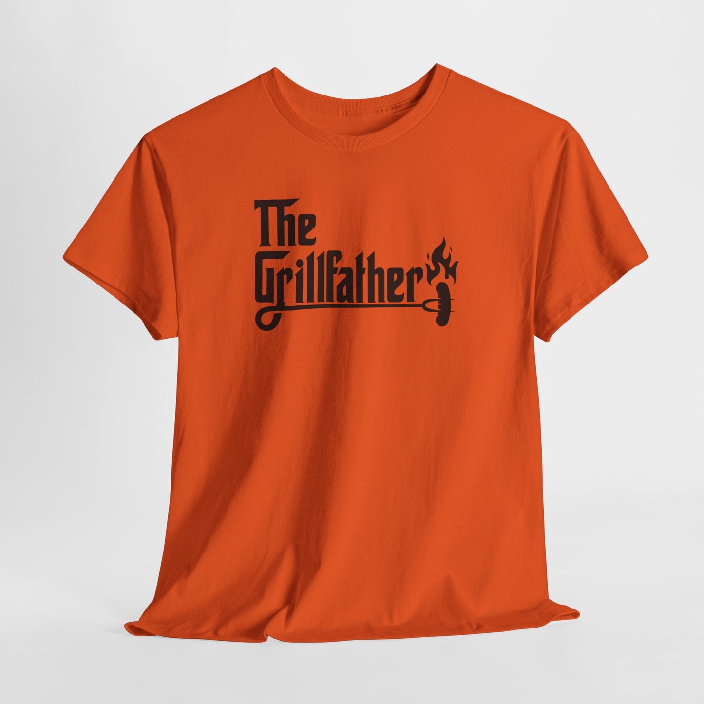 Vaderdag Papa Cadeau - T-shirt - The Grillfather (zwarte tekst) Oversized #2