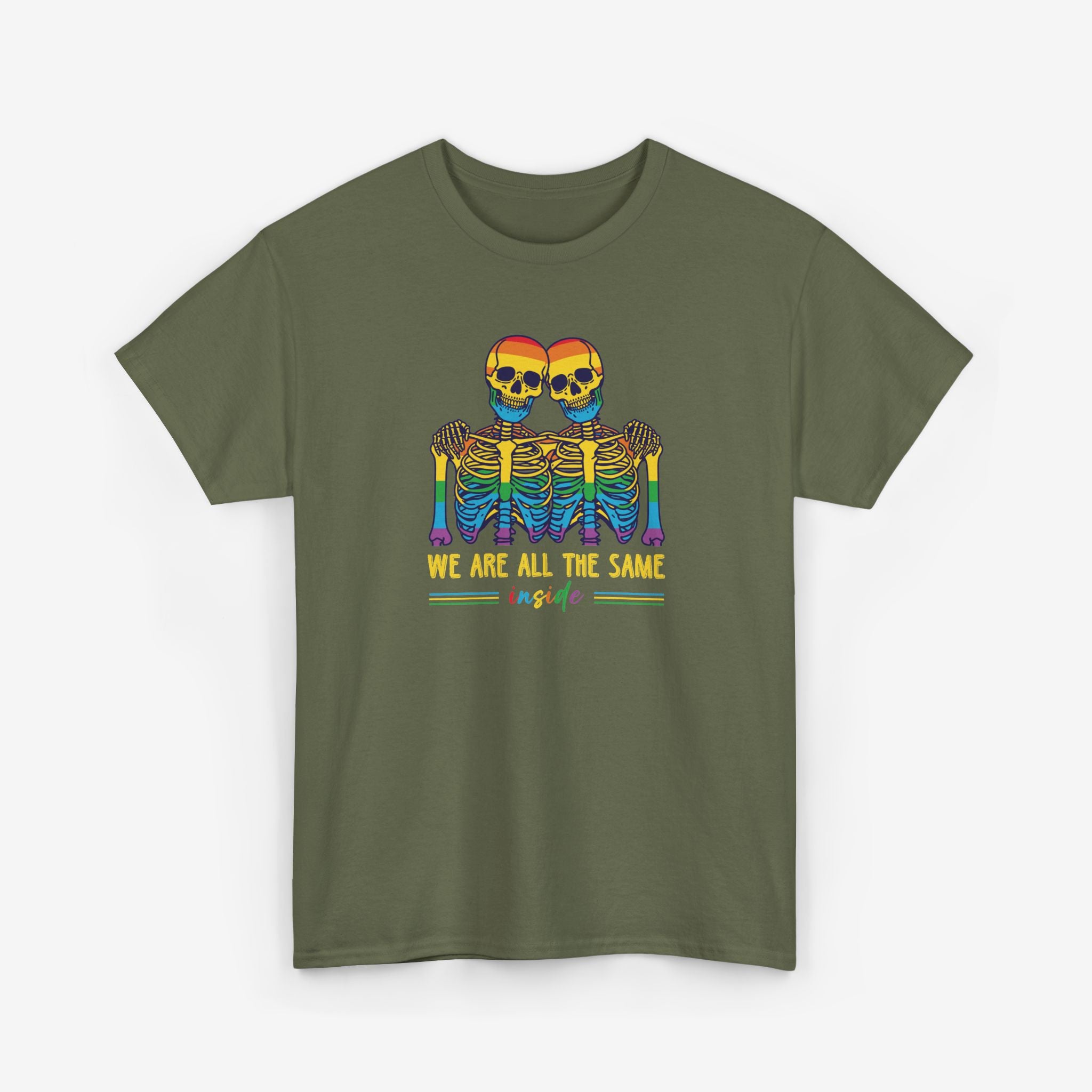Gay Pride T-shirt - Skelet We Are All The Same | SkrrtShirt