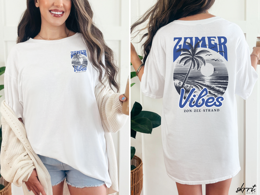 Zomer T-shirt voor Dames - Skrrtshirt Zomervakantie Oversized Tee #3- Zomer Vibes