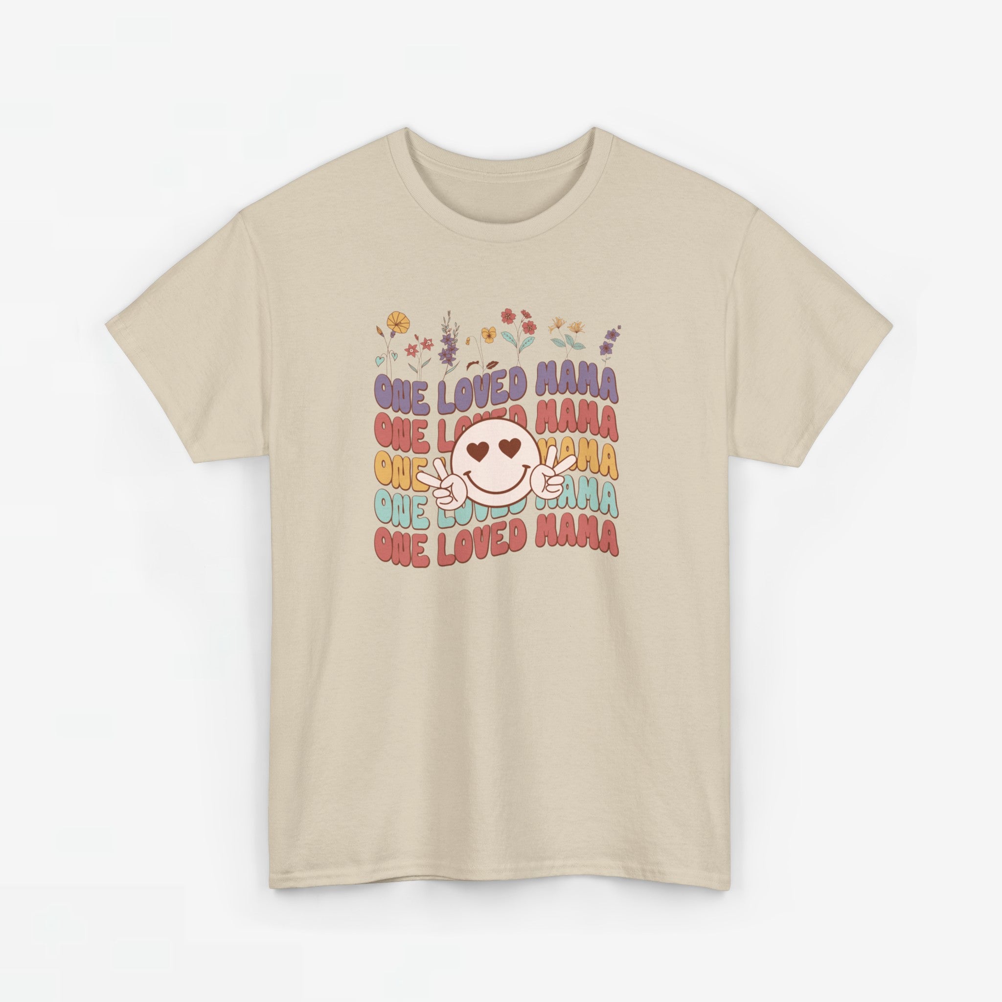 Moederdag Mama Cadeau - T-shirt - One Loved Mama - Oversized - #52