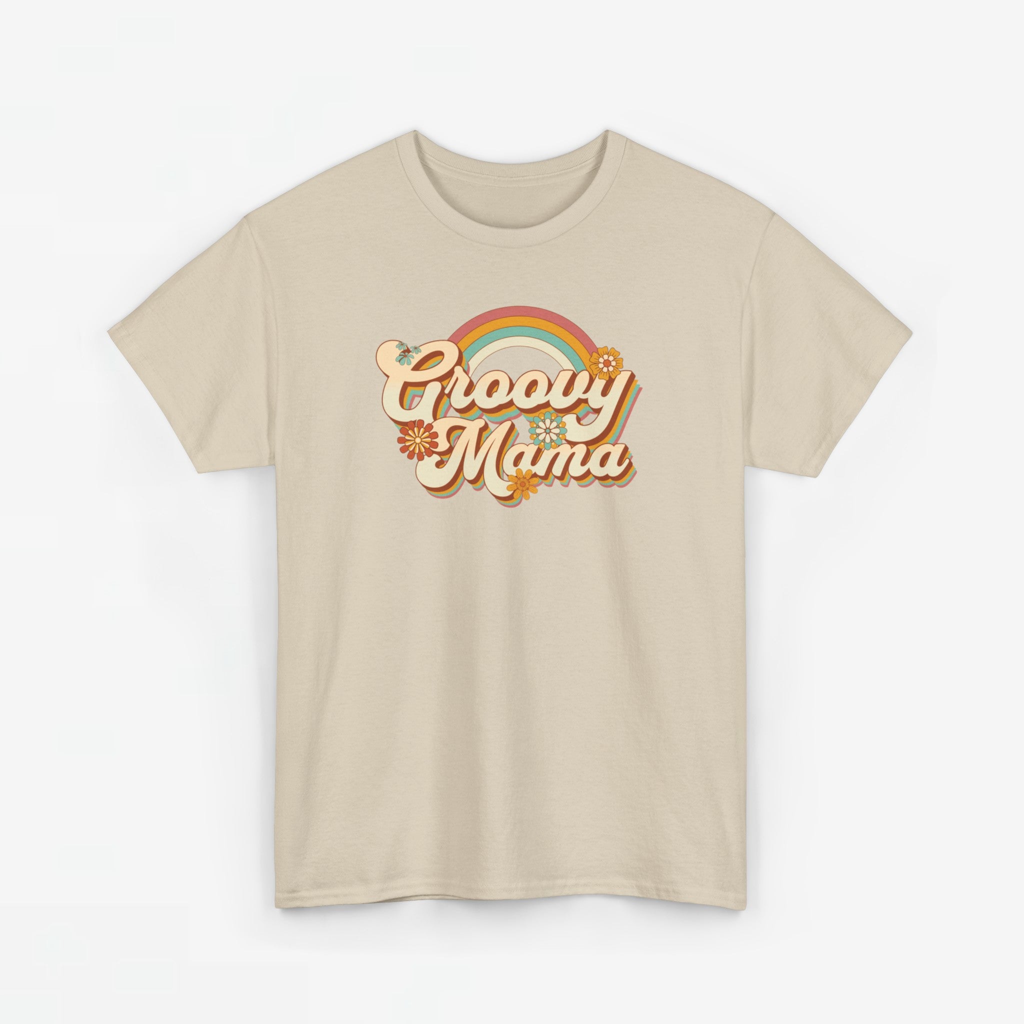Moederdag Mama Cadeau - T-shirt - Groovy Mama - Oversized - #76