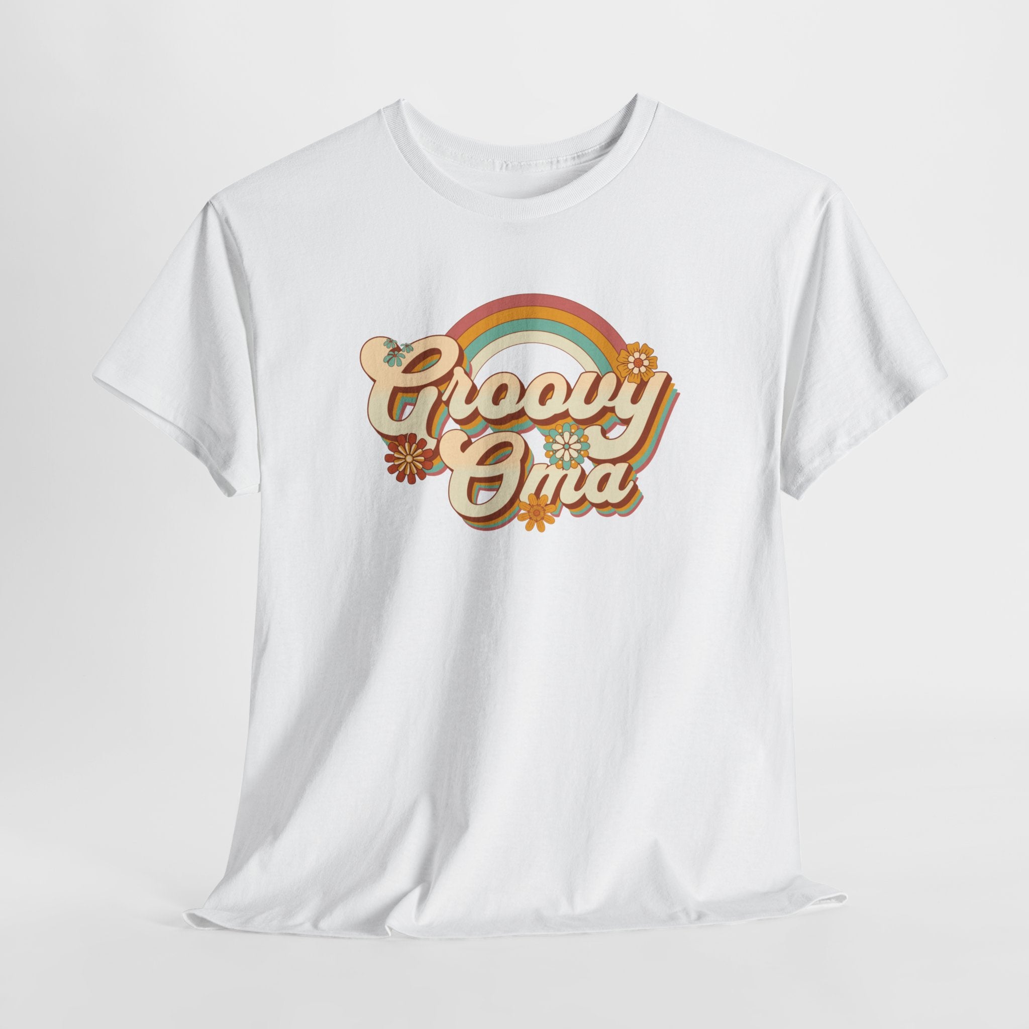 Moederdag Mama Cadeau - T-shirt - Groovy Oma - Oversized - #77