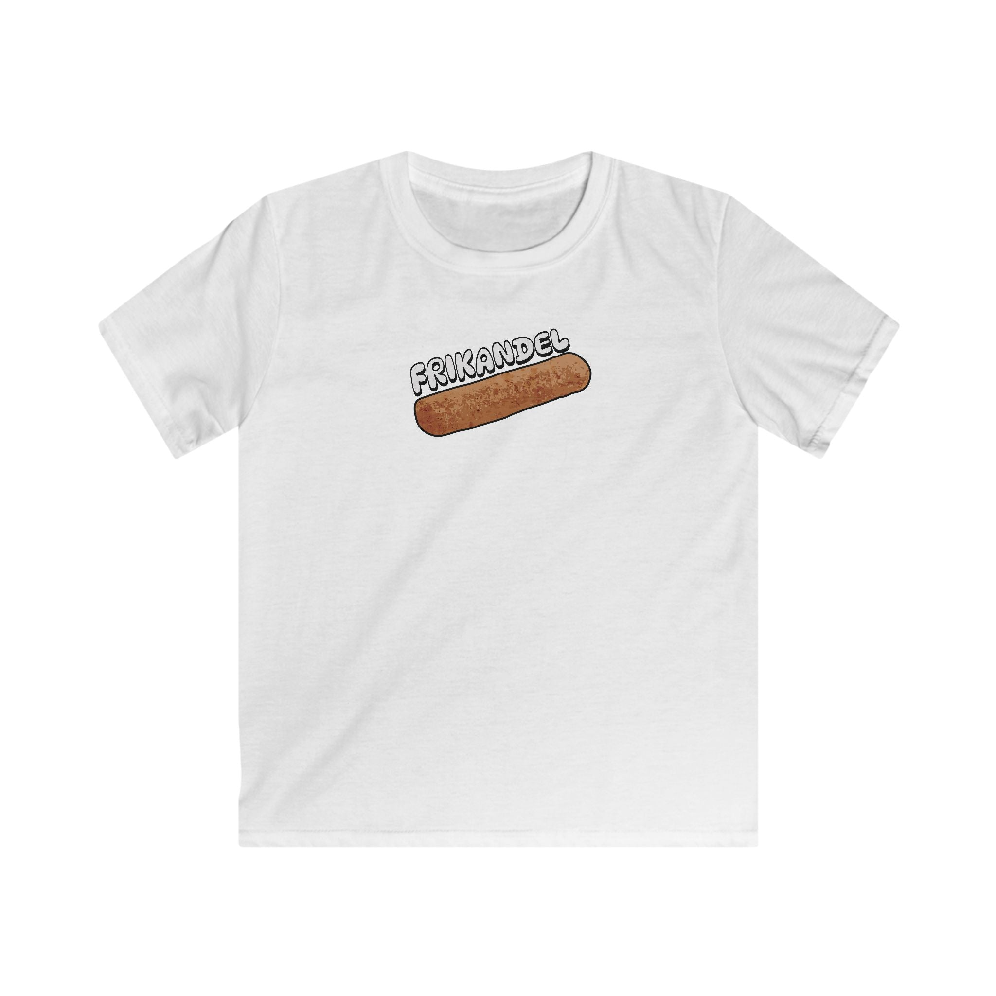 Frikandel Cartoon | Front Print | Koningsdag Kinder T-shirt