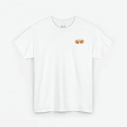 Lam Leve De Koning - oranje tekst | Back Print | Koningsdag T-shirt | Oversized | Heren