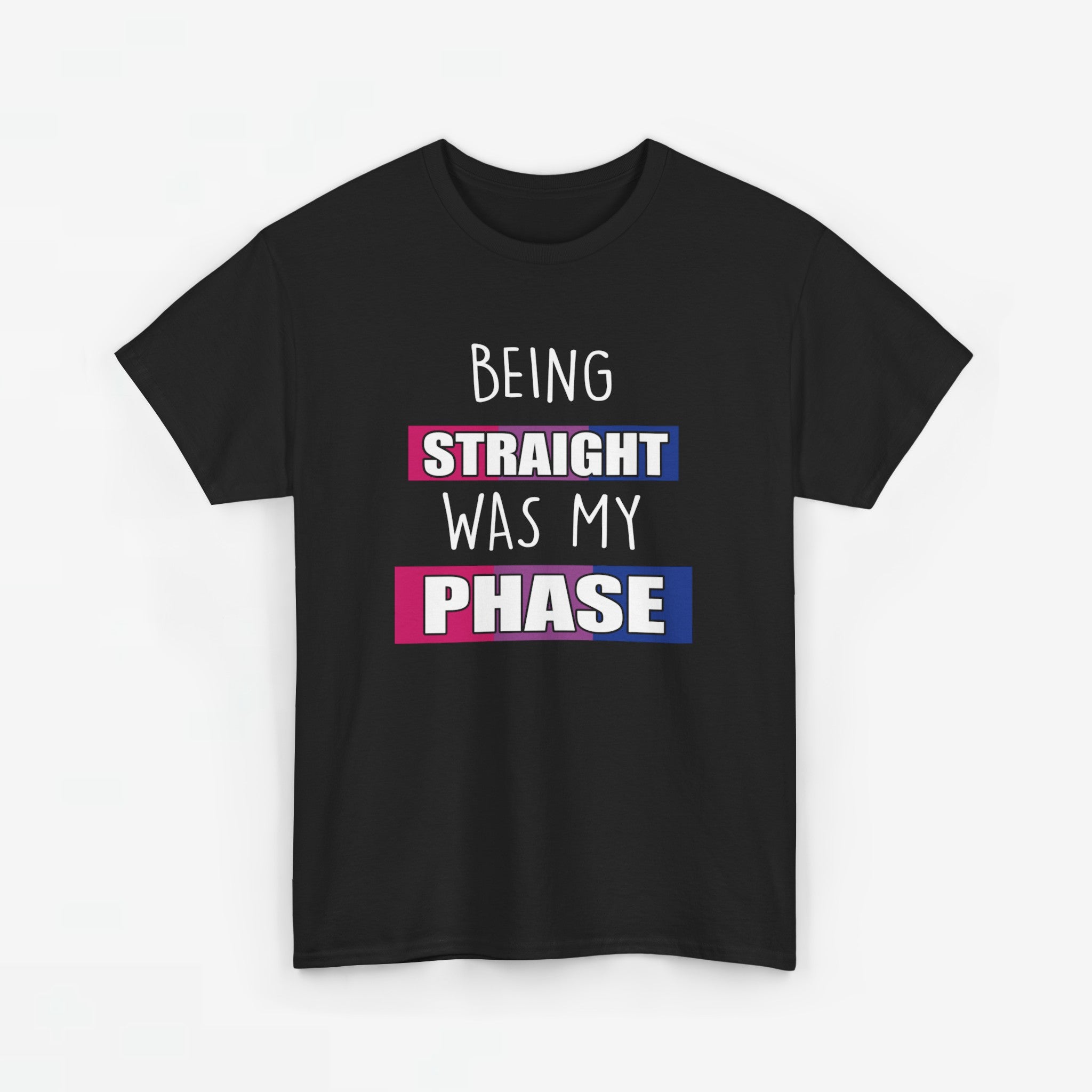 Gay Pride T-shirt - Being Straight Was My Phase - Oversized #61