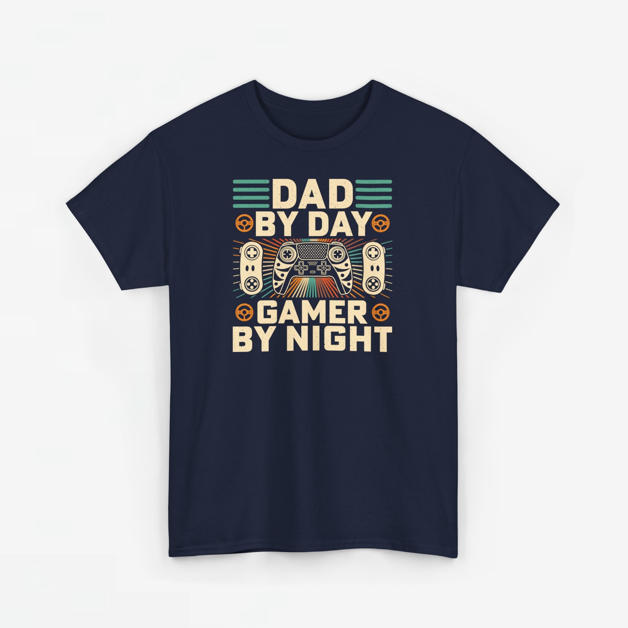 Vaderdag Papa Cadeau - T-shirt - Dad by Day, Gamer by Night - Oversized #6