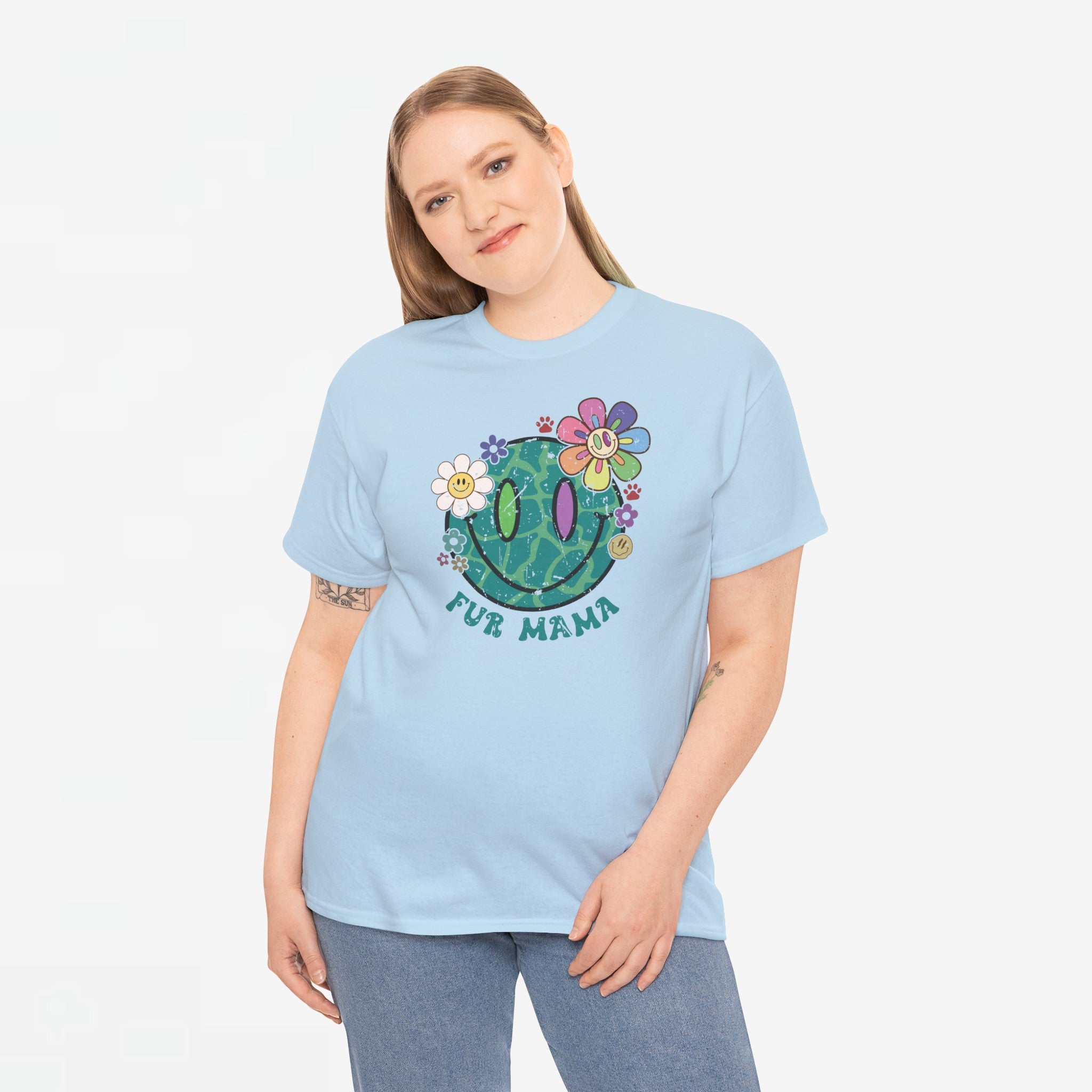 Moederdag Mama Cadeau - T-shirt - Fur Mama - Oversized - #59