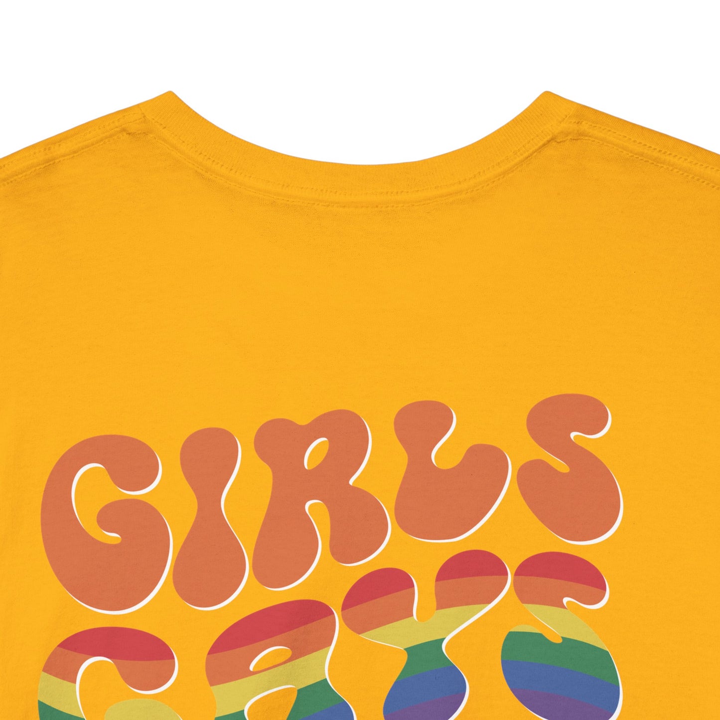 Gay Pride T-shirt - Girls Gays and Theys - Back Print - Oversized #21