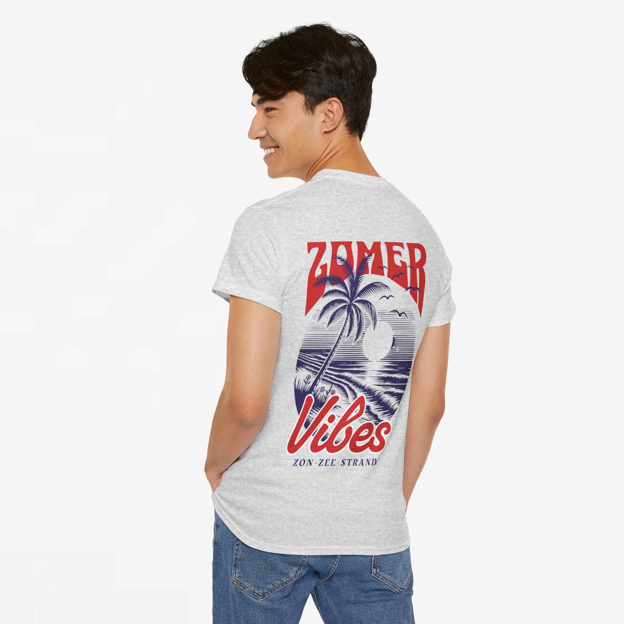 Zomer T-shirt voor Heren - Skrrtshirt Zomervakantie Oversized Tee #1 - Zomer Vibes