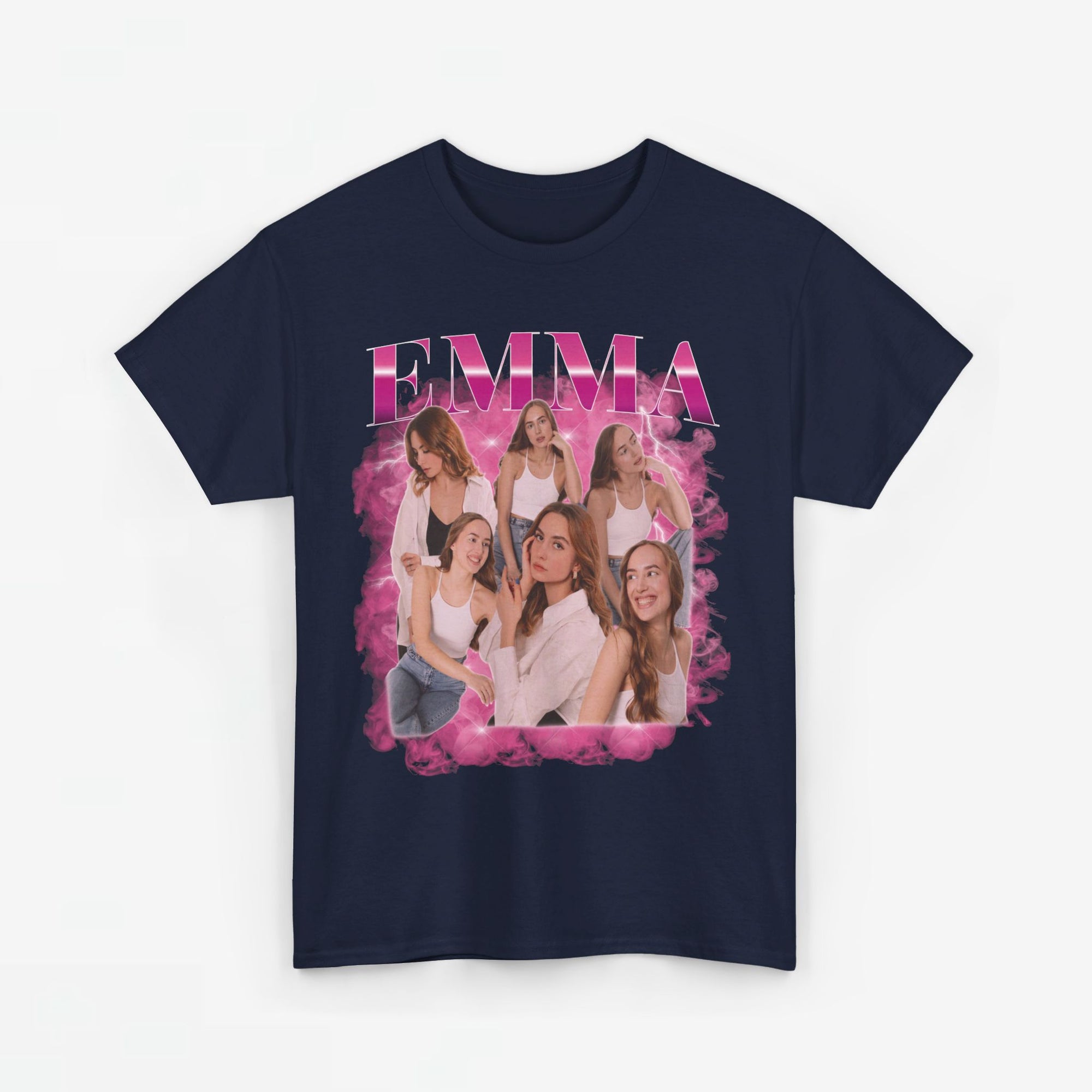 Gepersonaliseerde Cadeau - Vriendin/Vrouw Foto T-shirt - Grappige 90s Bootleg Shirt