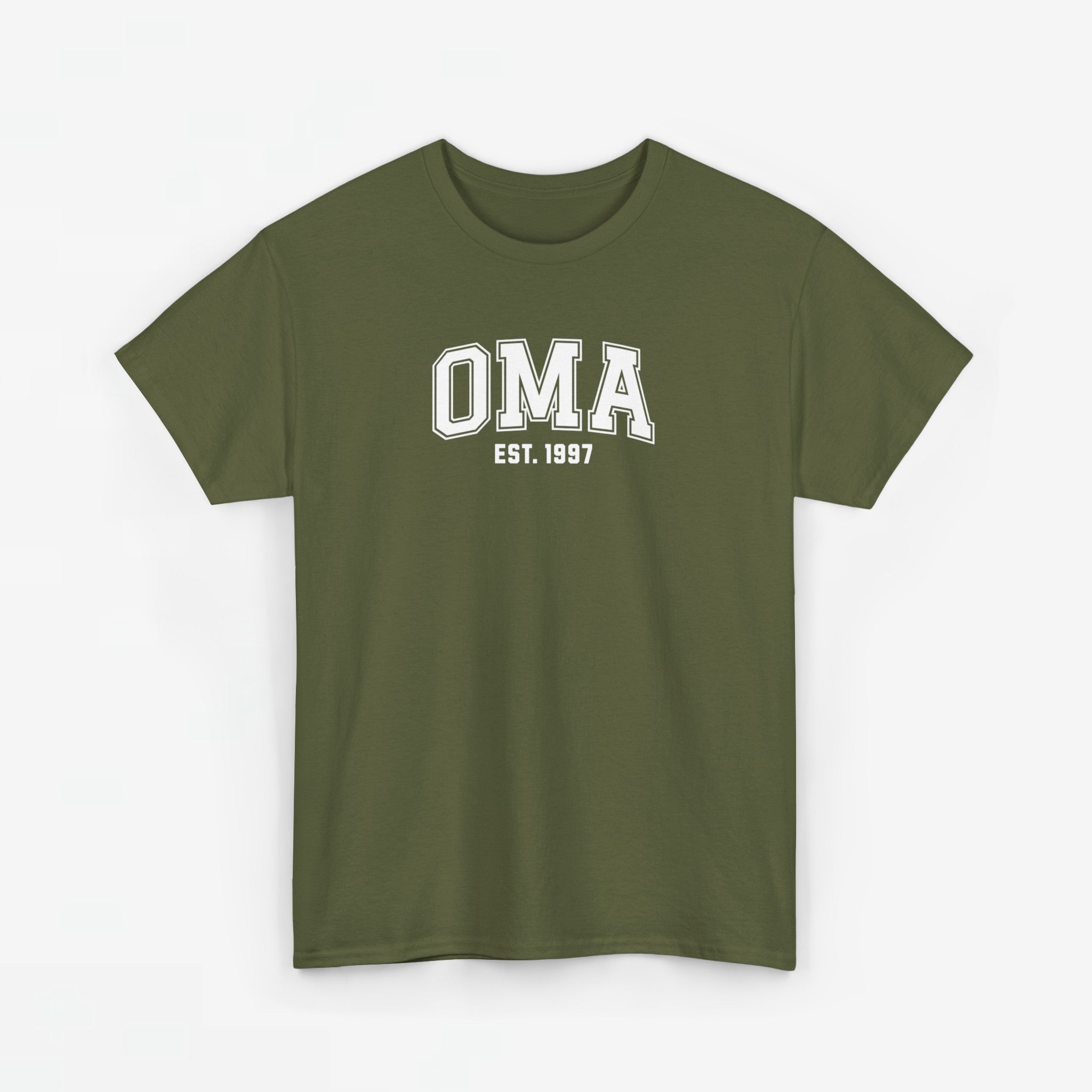 Gepersonaliseerde Moederdag Mama Cadeau - T-shirt - OMA - EST [Jaar]
