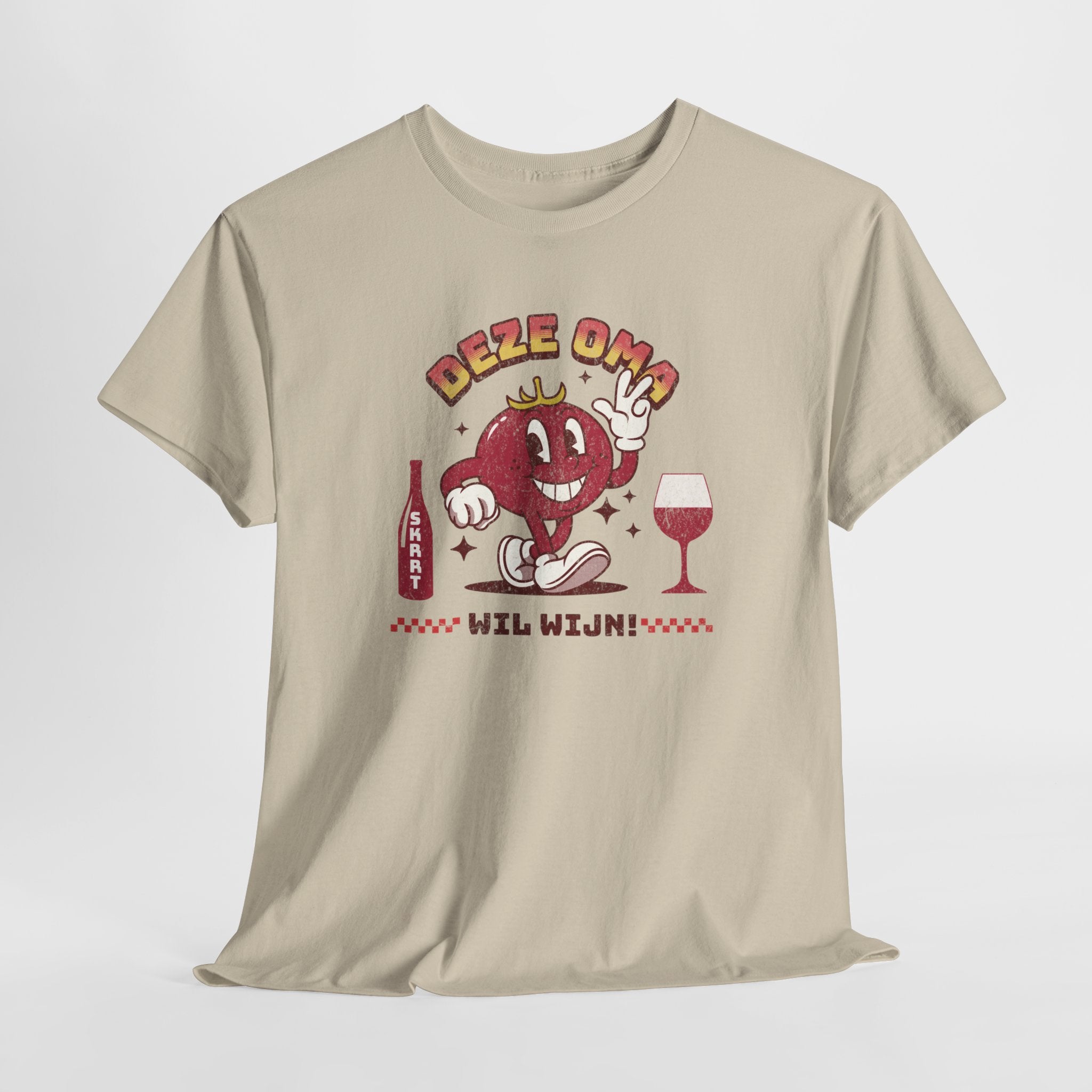 Moederdag Mama Cadeau - T-shirt - Deze Oma Wil Wijn - Oversized - #98