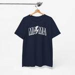 Oversized T-shirt navy aan hangertje met ronde hals en witte “MA/MMA” borstprint