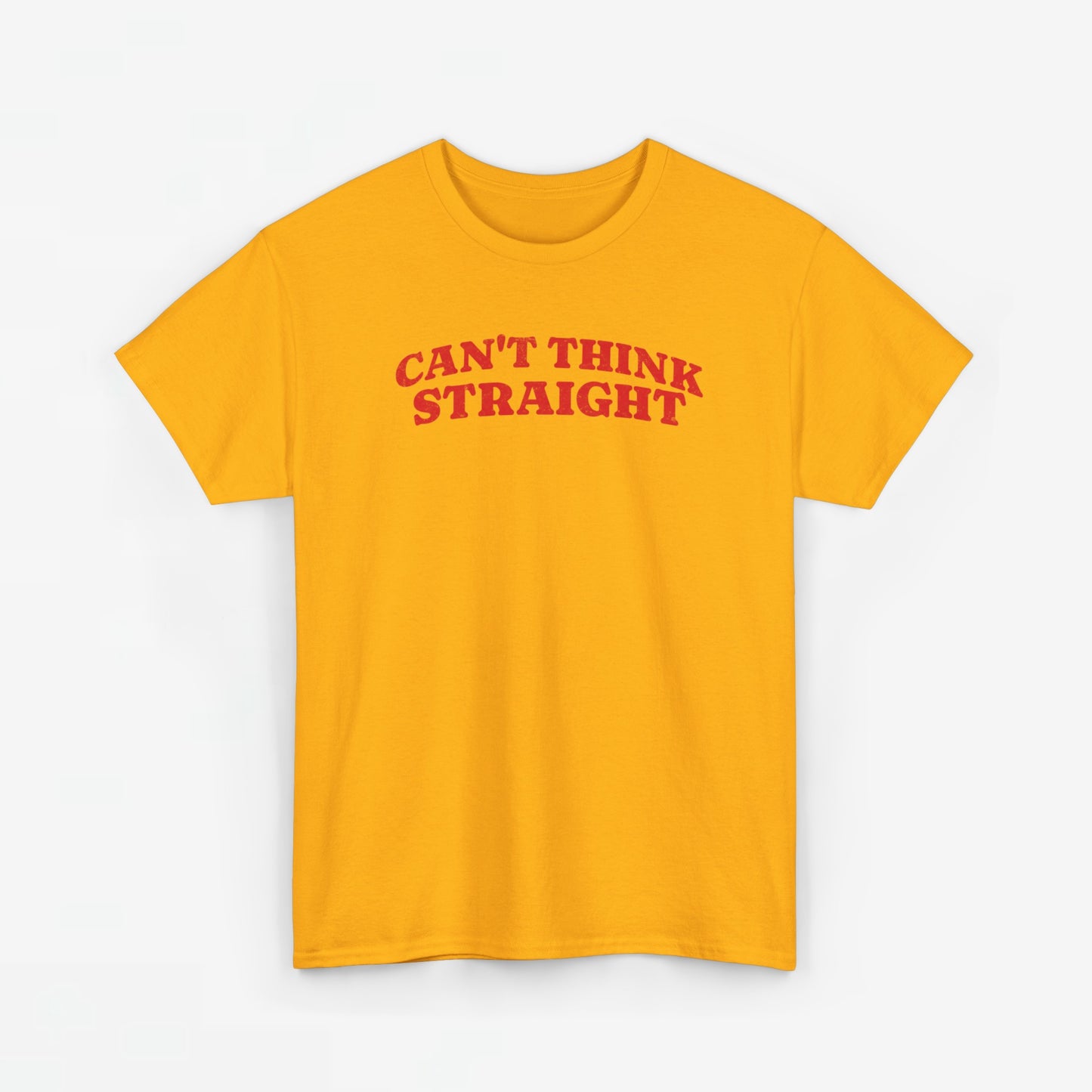 Gay Pride T-shirt -  Can't Think Straight - Oversized Tee