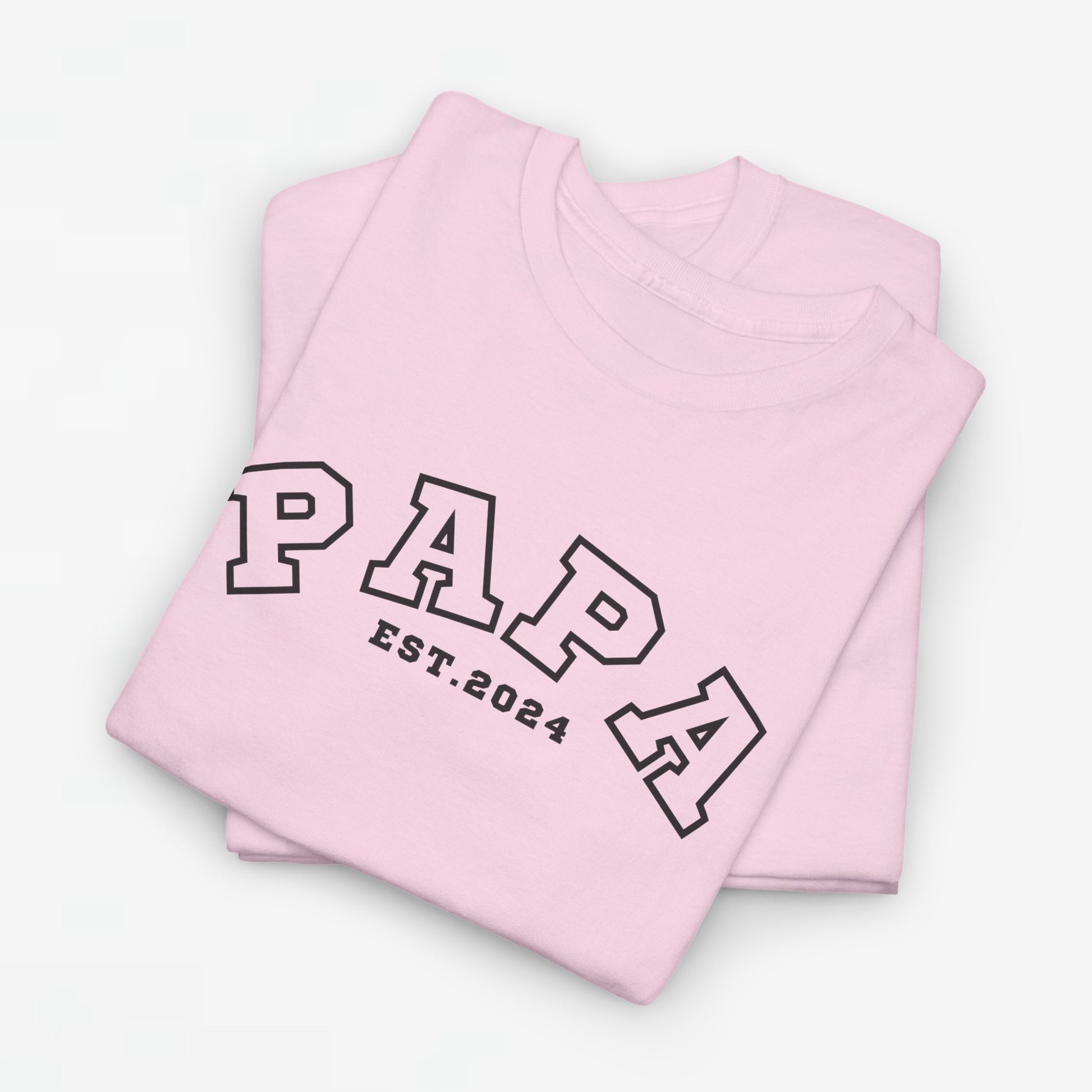 Gepersonaliseerde Vaderdag Papa Cadeau - T-shirt - Papa - EST [Jaar]