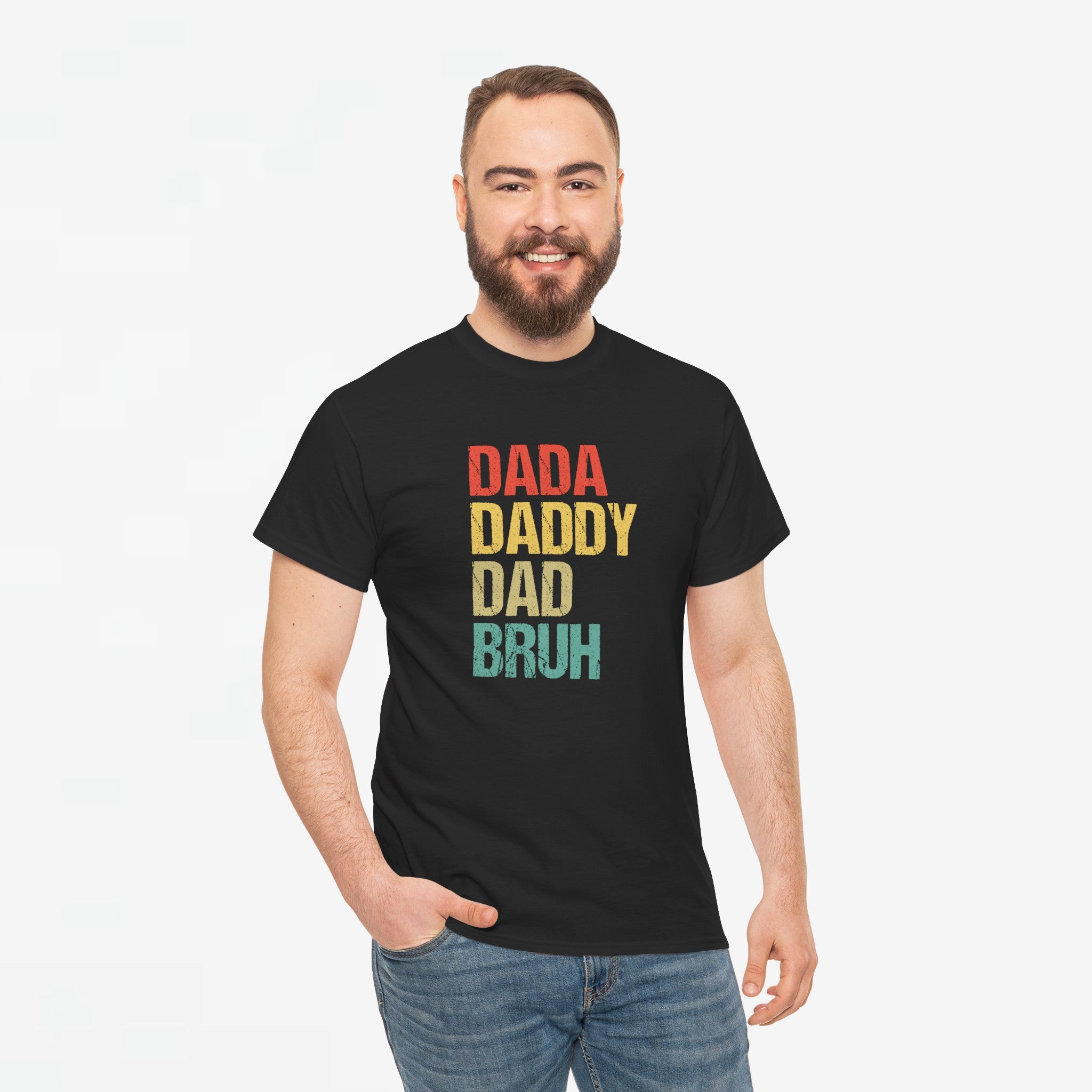 Vaderdag Papa Cadeau - T-shirt - Dada Daddy Dad Bruh - Oversized #28