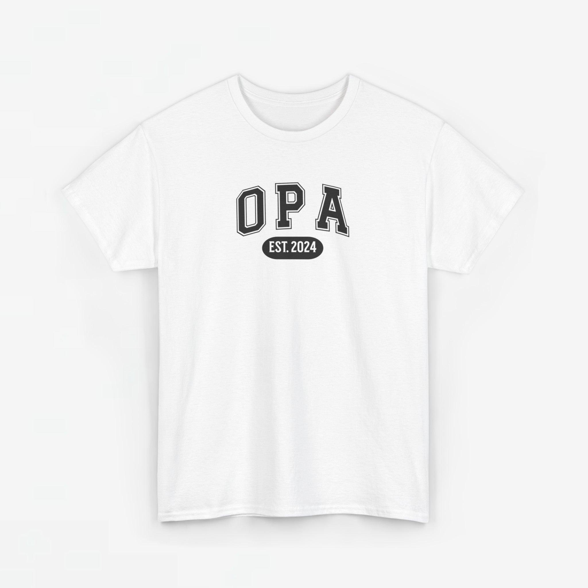Gepersonaliseerd Opa T-shirt met EST jaartal