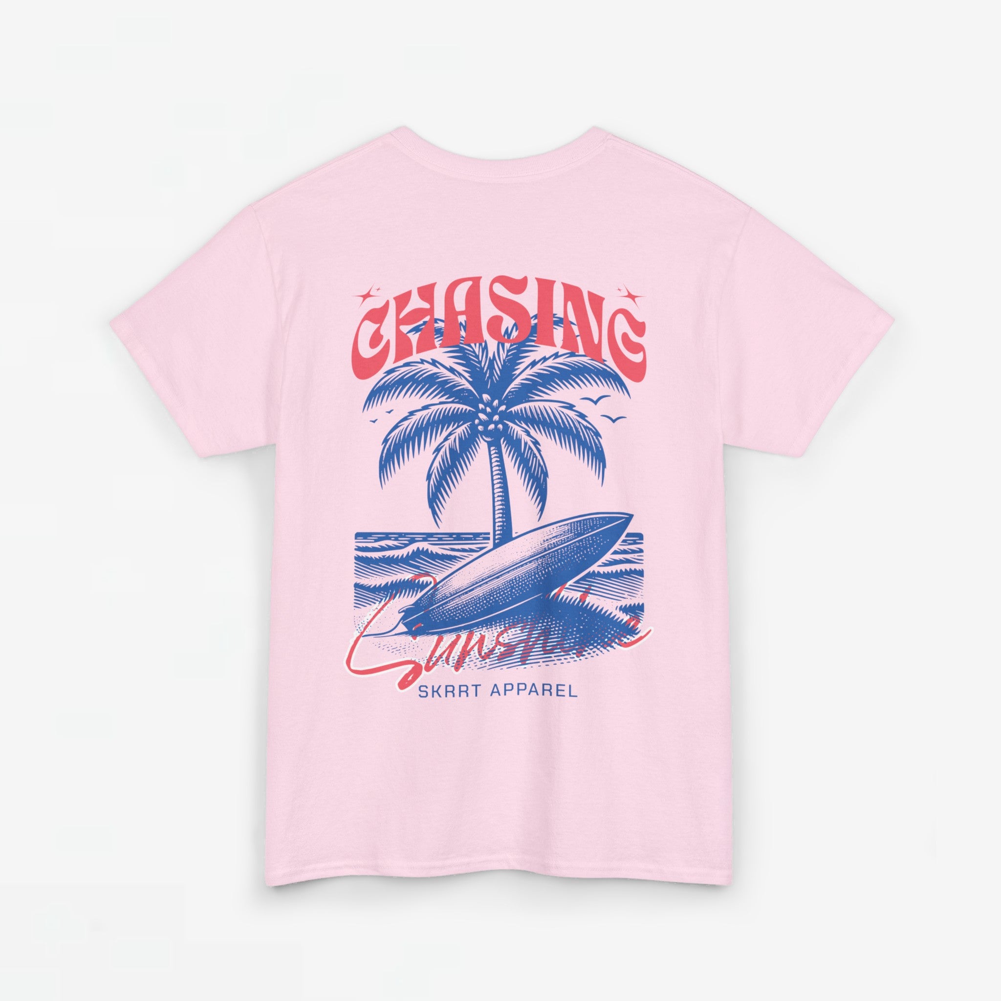 Zomer T-shirt voor Dames - Skrrtshirt Zomervakantie Oversized Tee #6 - Chasing Sunshine