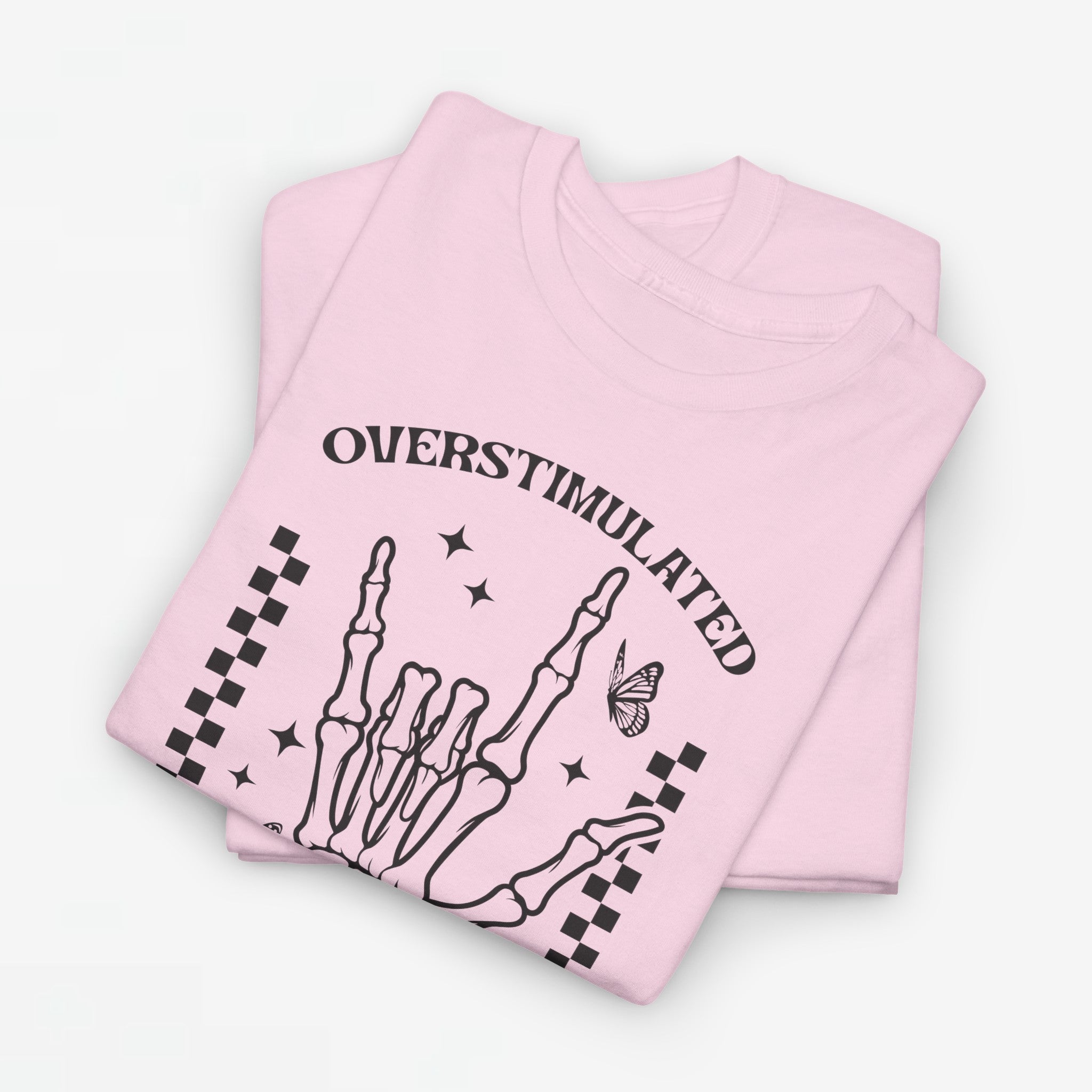 Moederdag Mama Cadeau - T-shirt - Overstimulated Moms Club - Oversized - #50