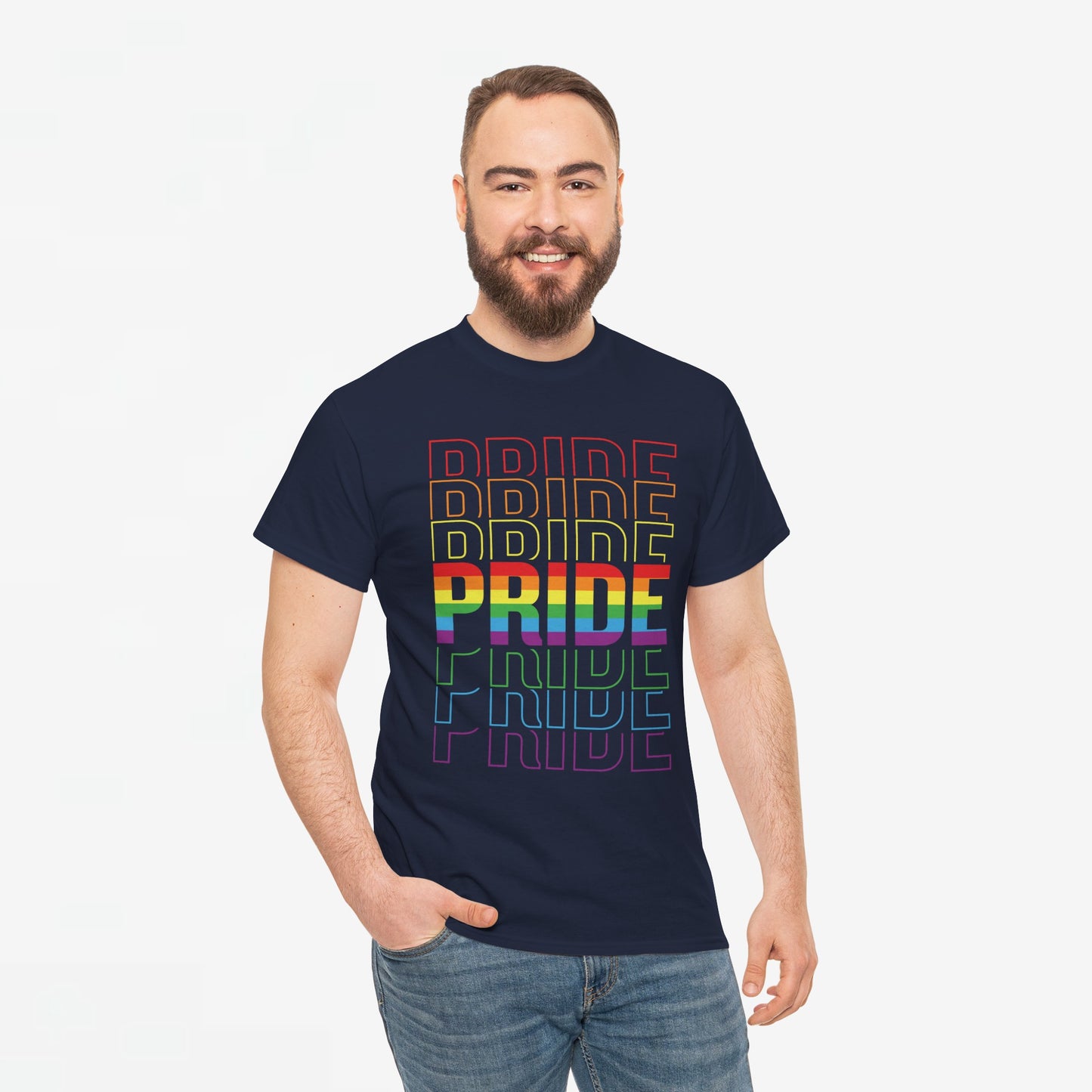 Gay Pride T-shirt - Pride Tekst - Oversized #51