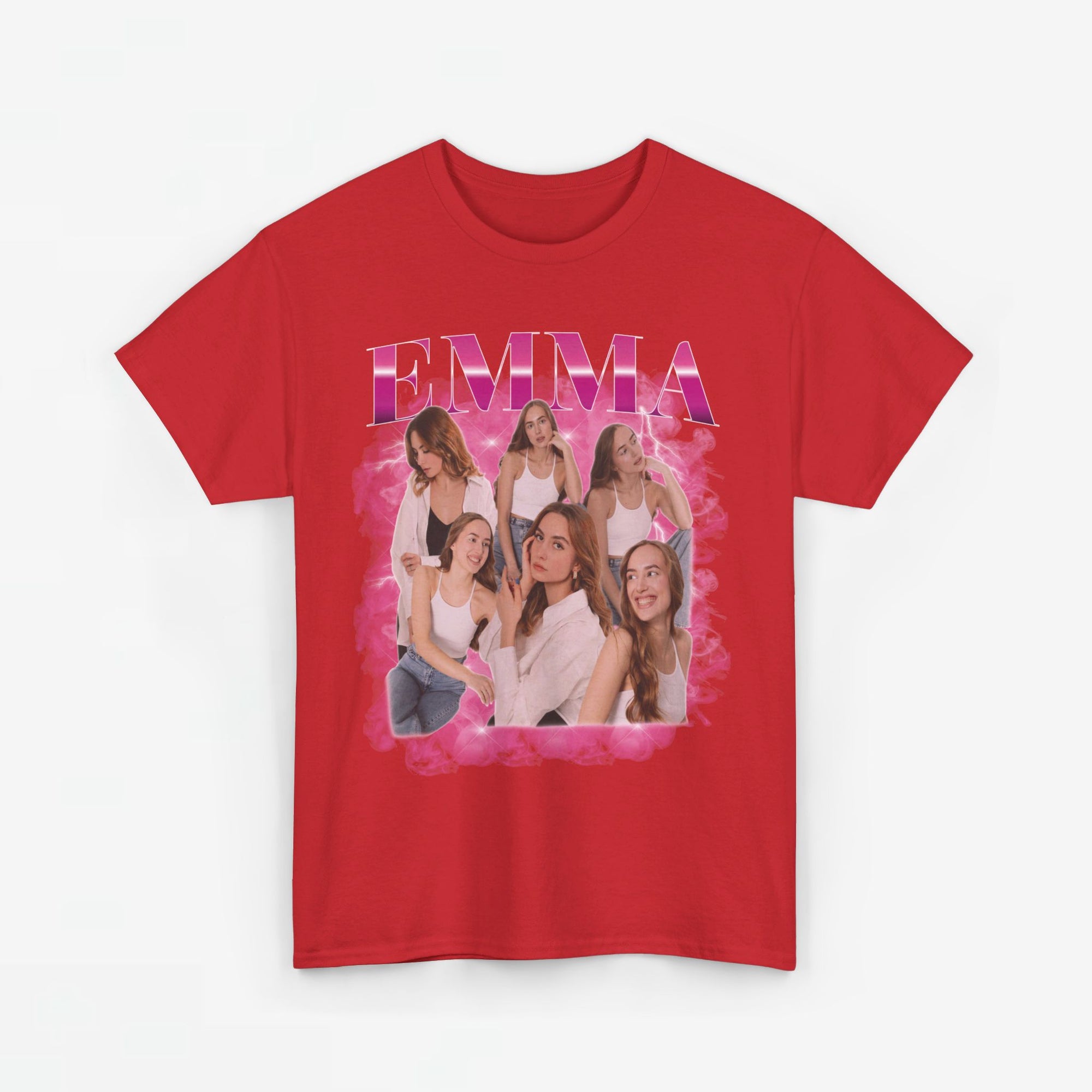 Gepersonaliseerde Cadeau - Vriendin/Vrouw Foto T-shirt - Grappige 90s Bootleg Shirt