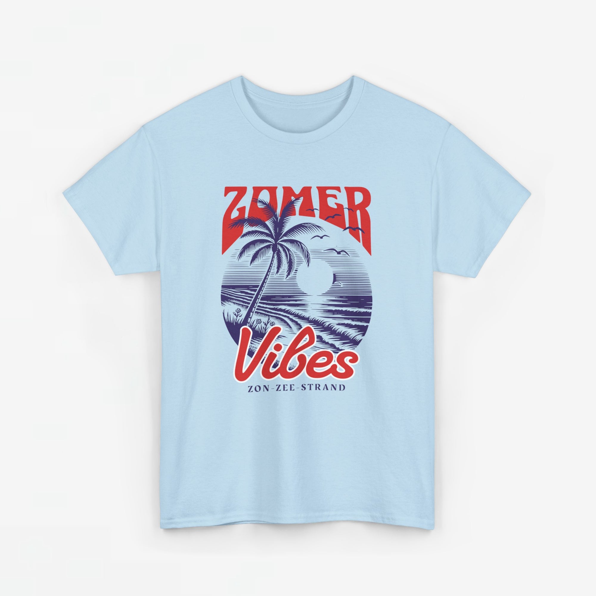Heren Zomer Oversized T-shirt met print - Zomer Vibes #1