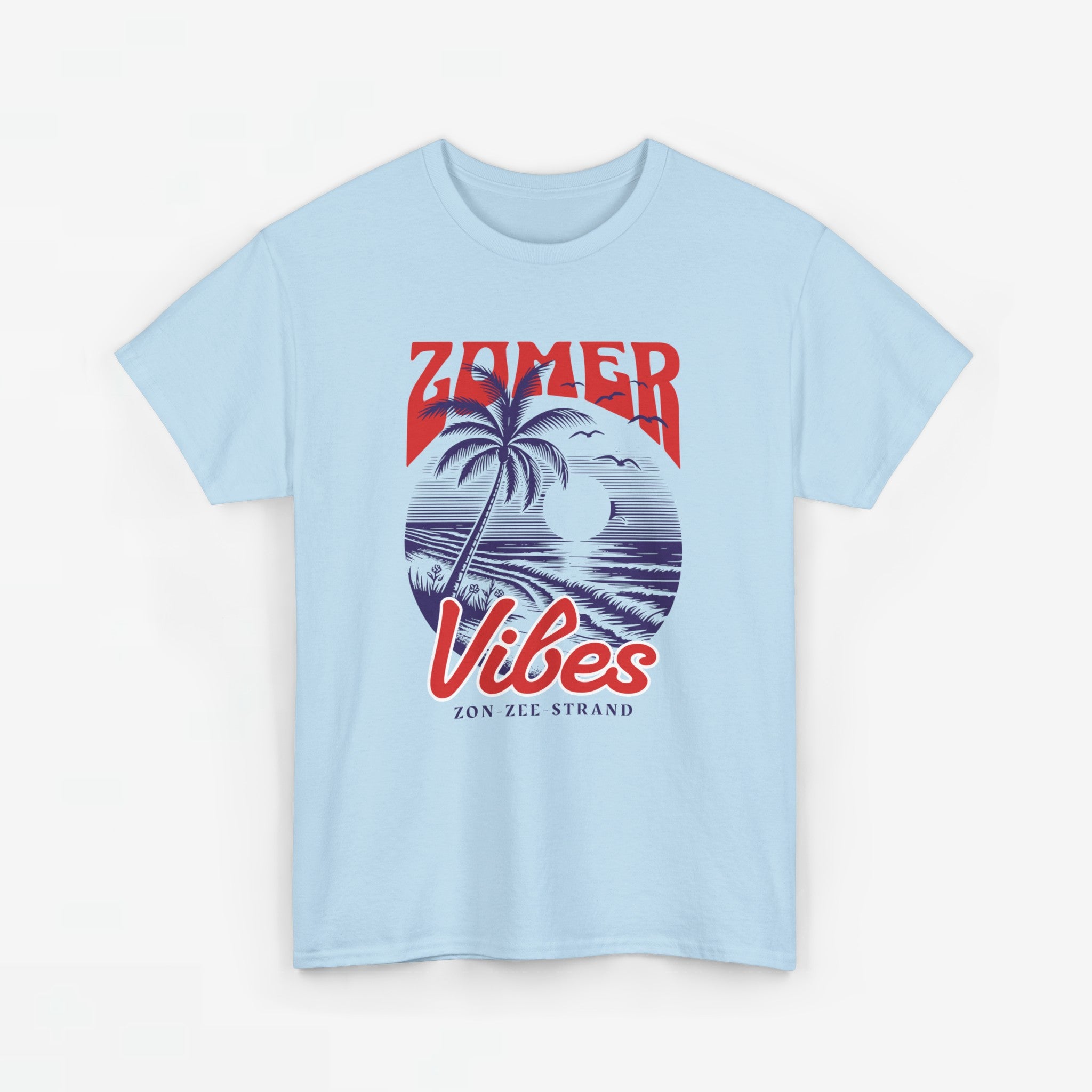 Heren Zomer Oversized T-shirt met print - Zomer Vibes #1