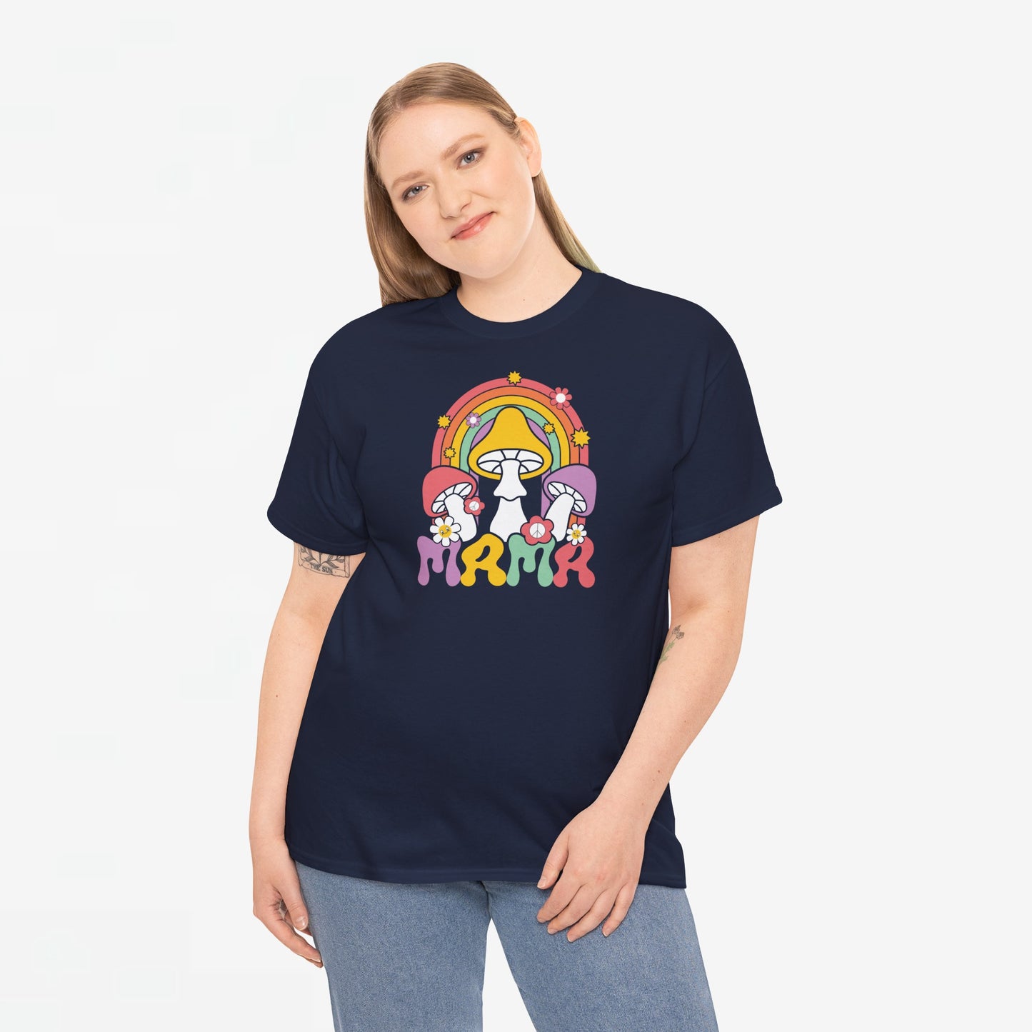Moederdag Mama Cadeau - T-shirt - Mama Mushroom - Oversized - #36