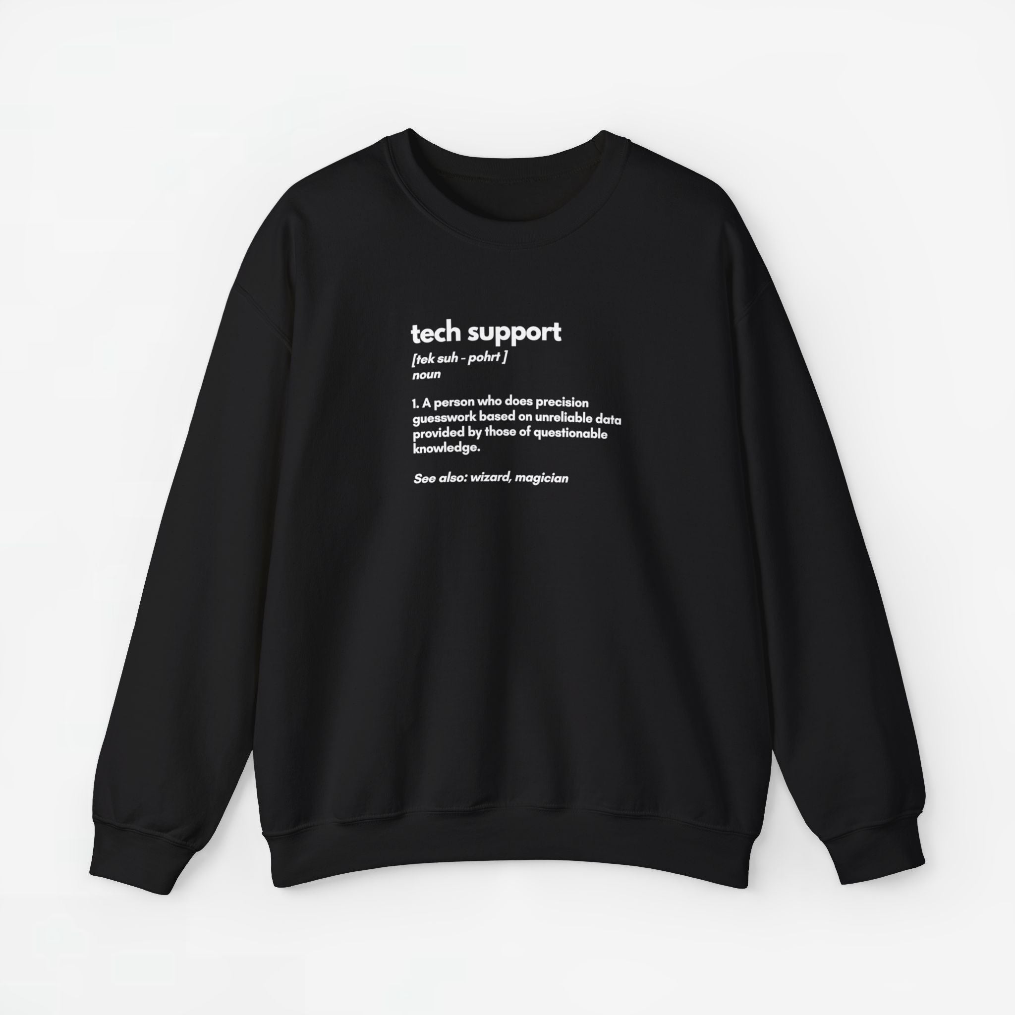 Tech support - ICT Beroep - Trui met Print voor Hem / Haar
