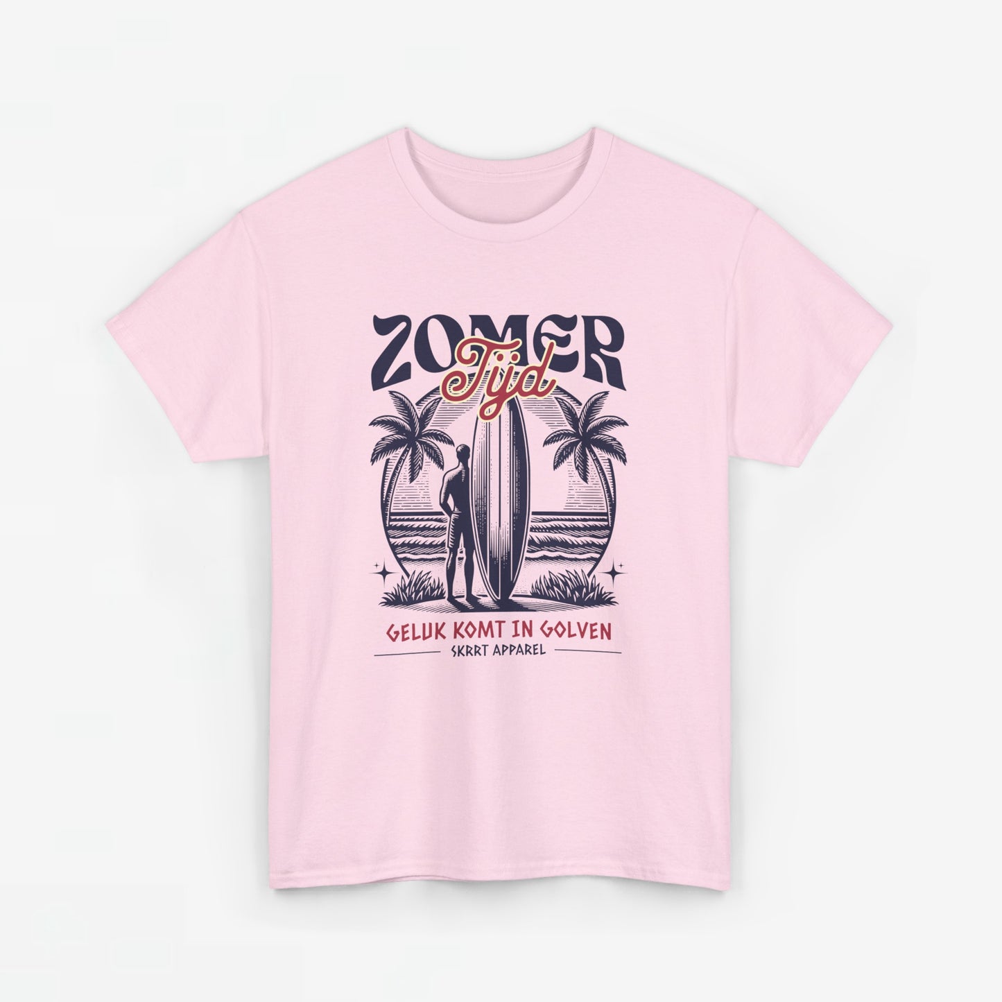 Dames Zomer Oversized T-shirt met print - Zomer Tijd