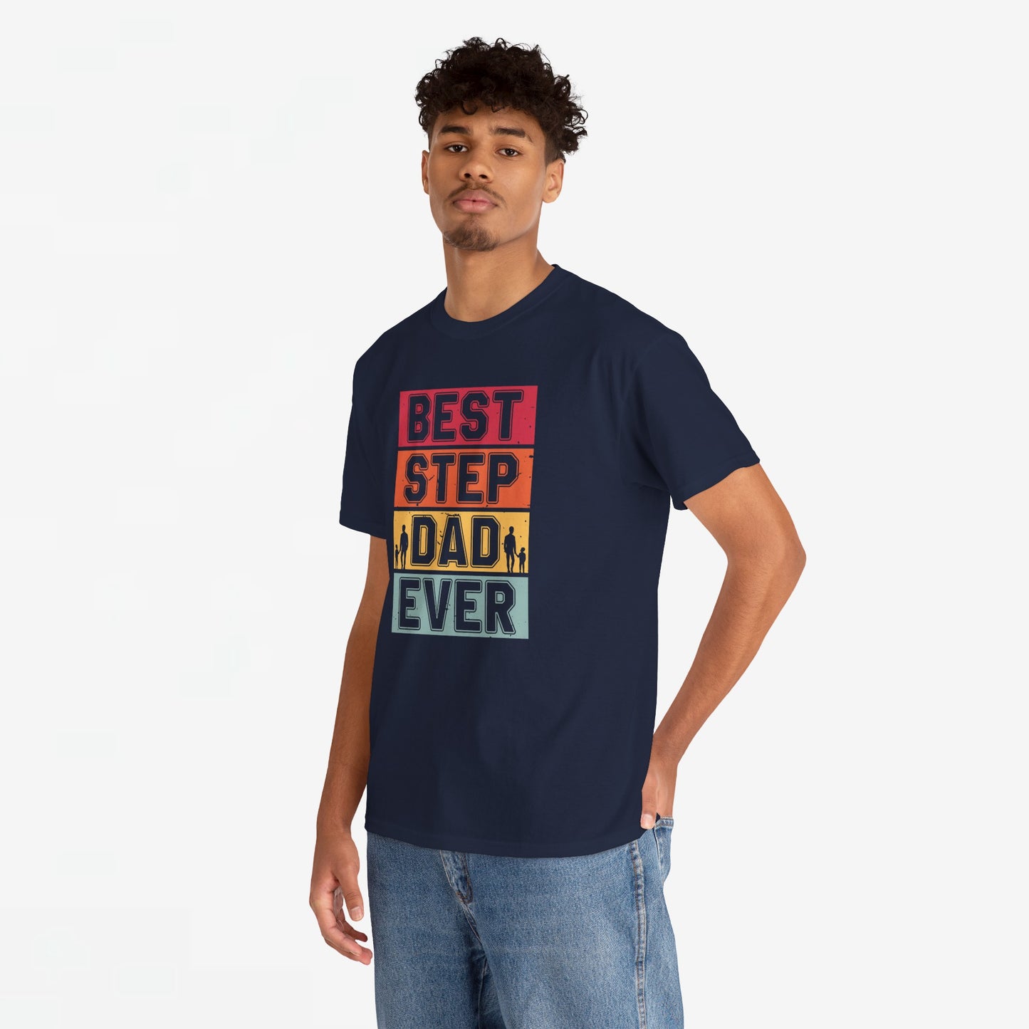 Vaderdag Papa Cadeau - T-shirt - Best Step Dad Ever - Oversized #31