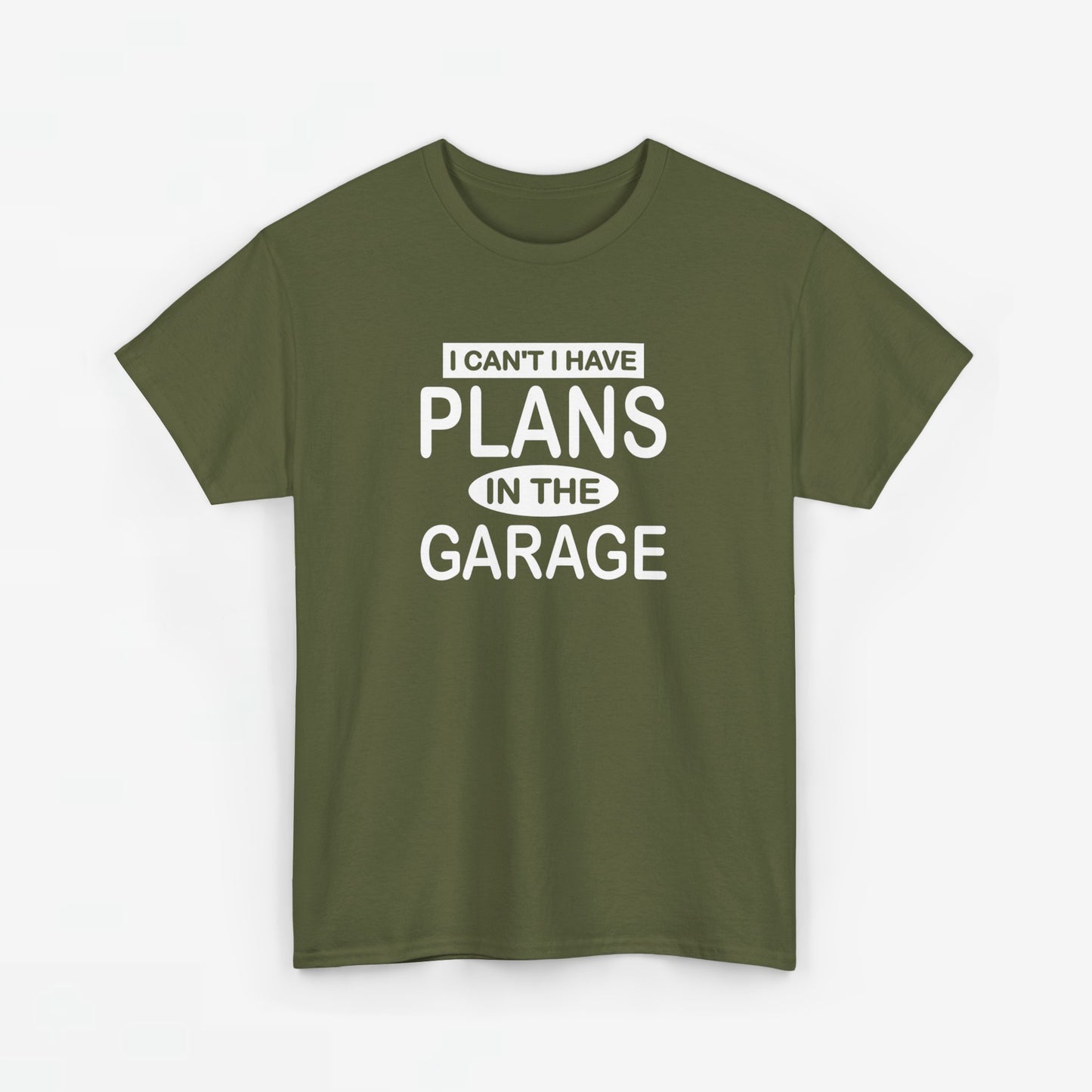 Vaderdag Papa Cadeau - T-shirt - I can't, I have plans in the garage - Oversized #51