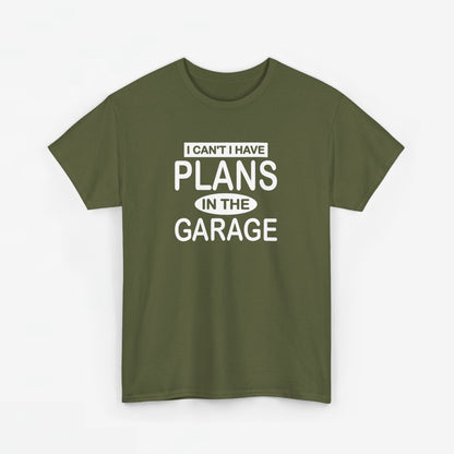 Vaderdag Papa Cadeau - T-shirt - I can't, I have plans in the garage - Oversized #51