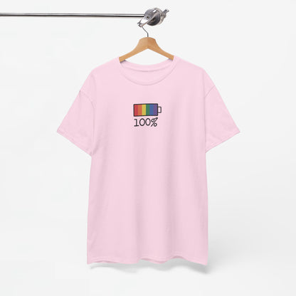 Gay Pride T-shirt - 100% Regenboog - Oversized #33