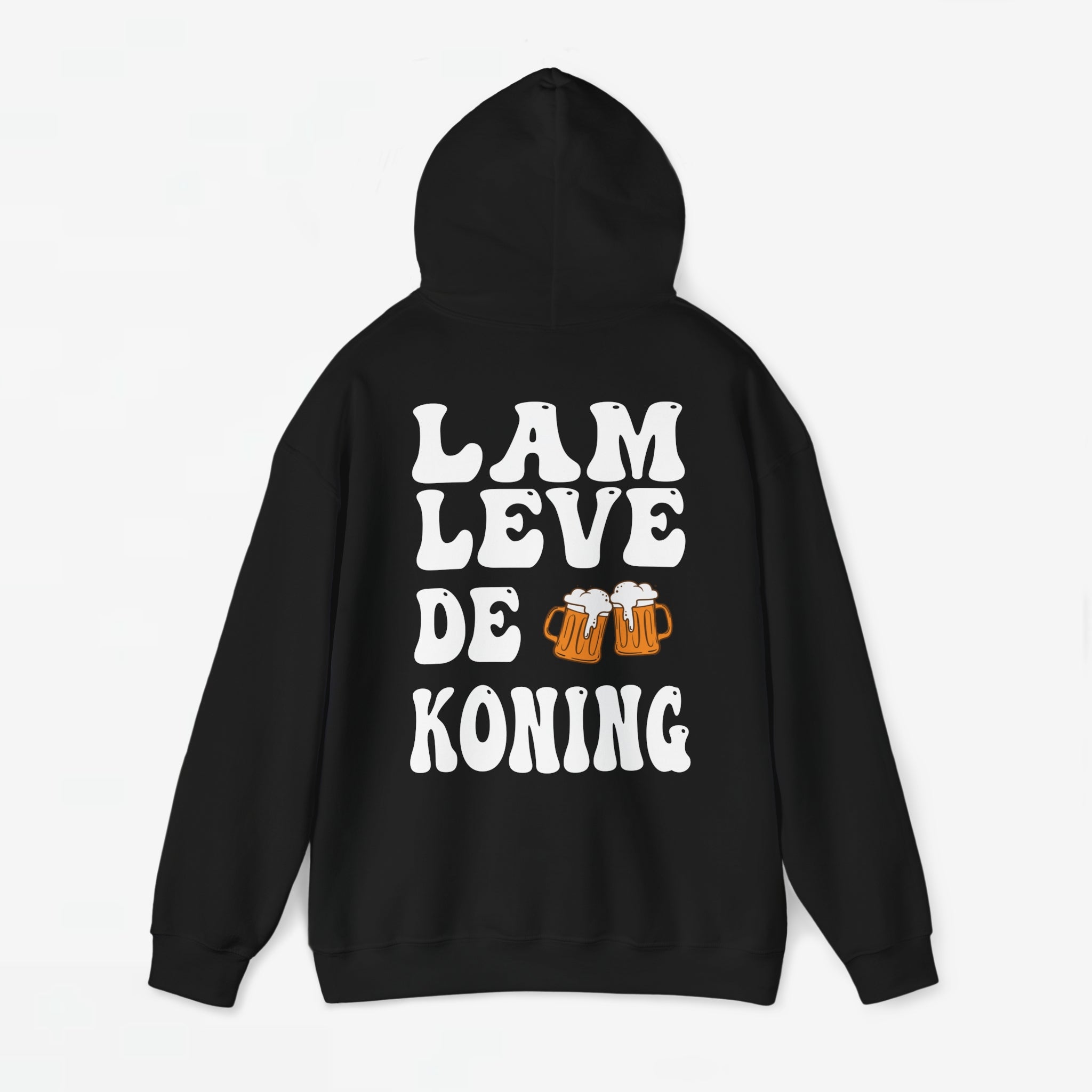 Lam Leve De Koning | Back Print | Koningsdag Hoodie | Oversized