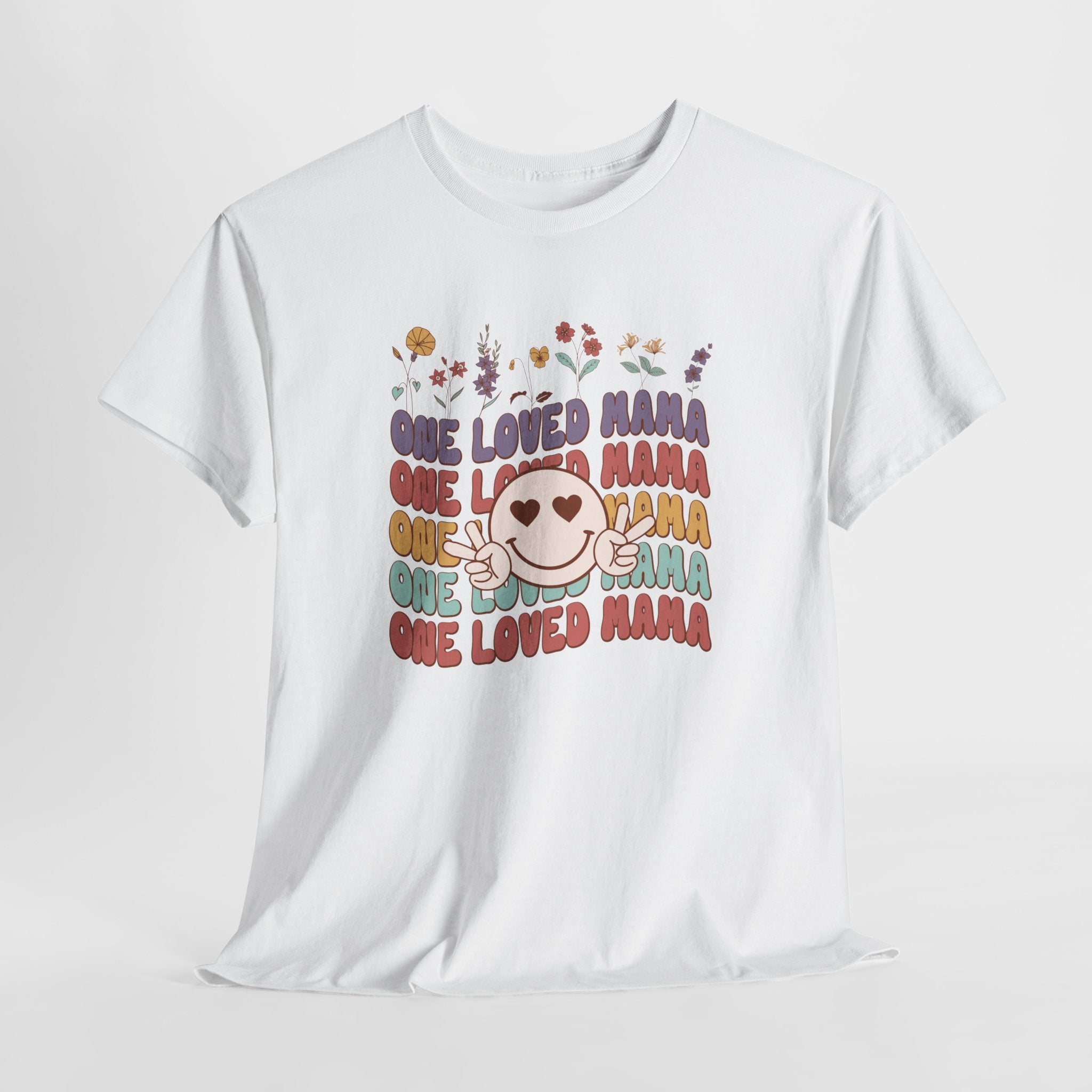Moederdag Mama Cadeau - T-shirt - One Loved Mama - Oversized - #52
