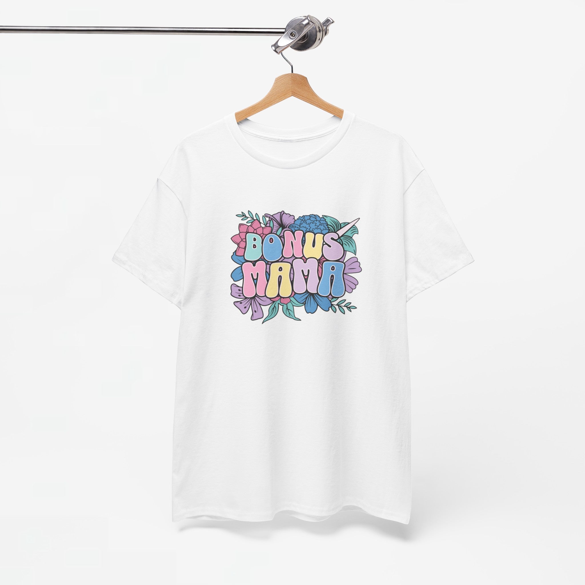 Moederdag Mama Cadeau - T-shirt - Bonus Mama - Oversized - #78