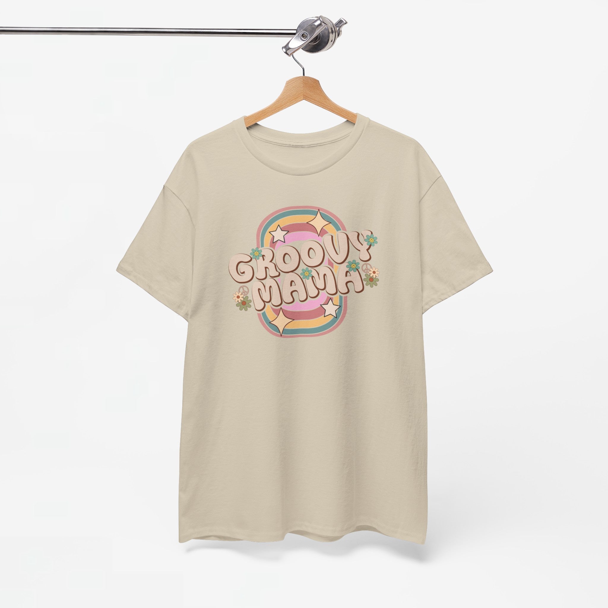 Moederdag Mama Cadeau - T-shirt - Groovy Mama - Oversized - #45