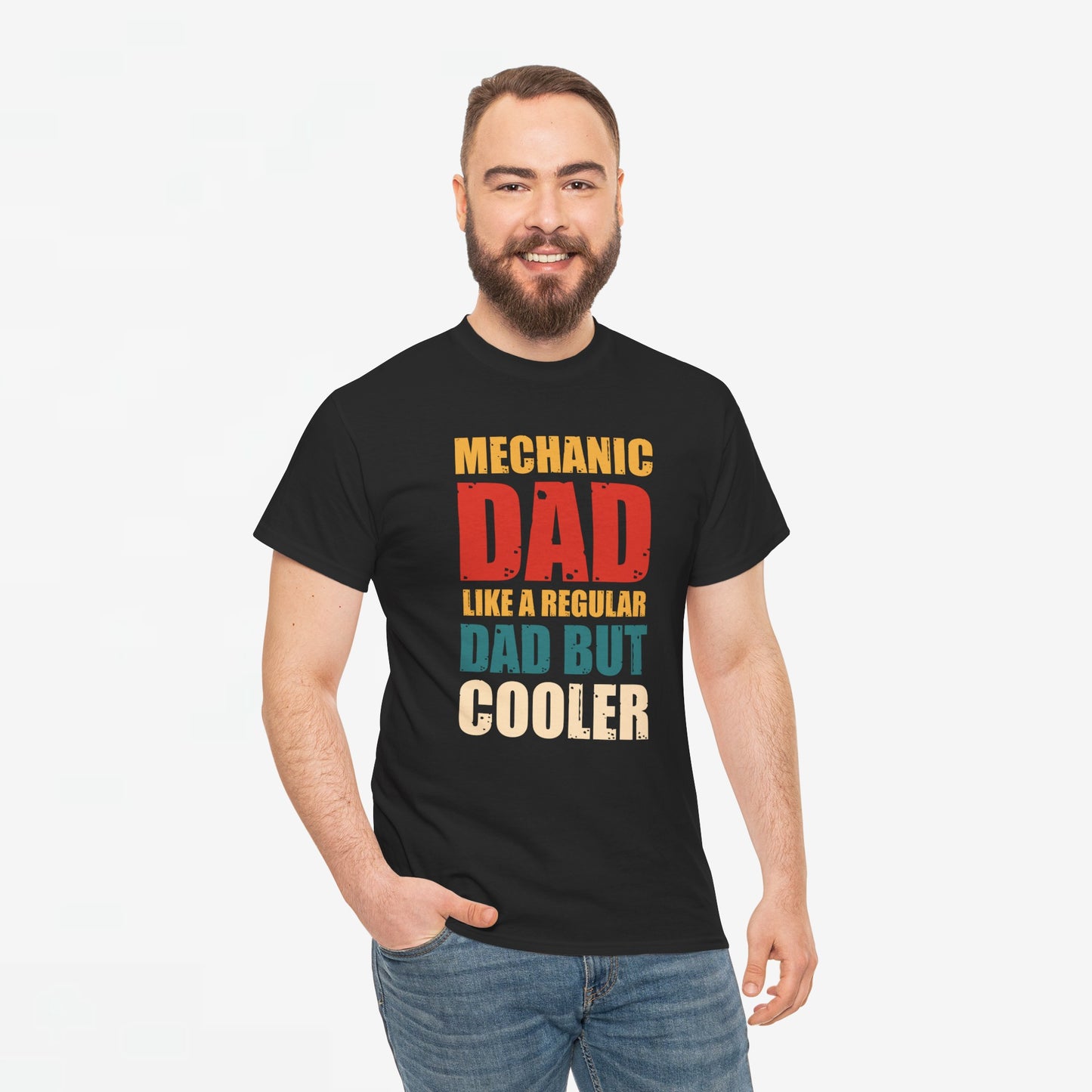 Vaderdag Papa Cadeau - T-shirt - Mechanic Dad - Oversized #47