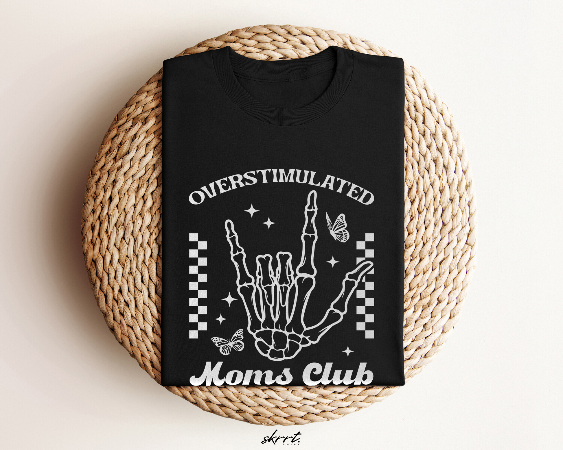 Mother's Day Mom Gift - T-shirt - Overstimulated Moms Club - Oversized - #47 