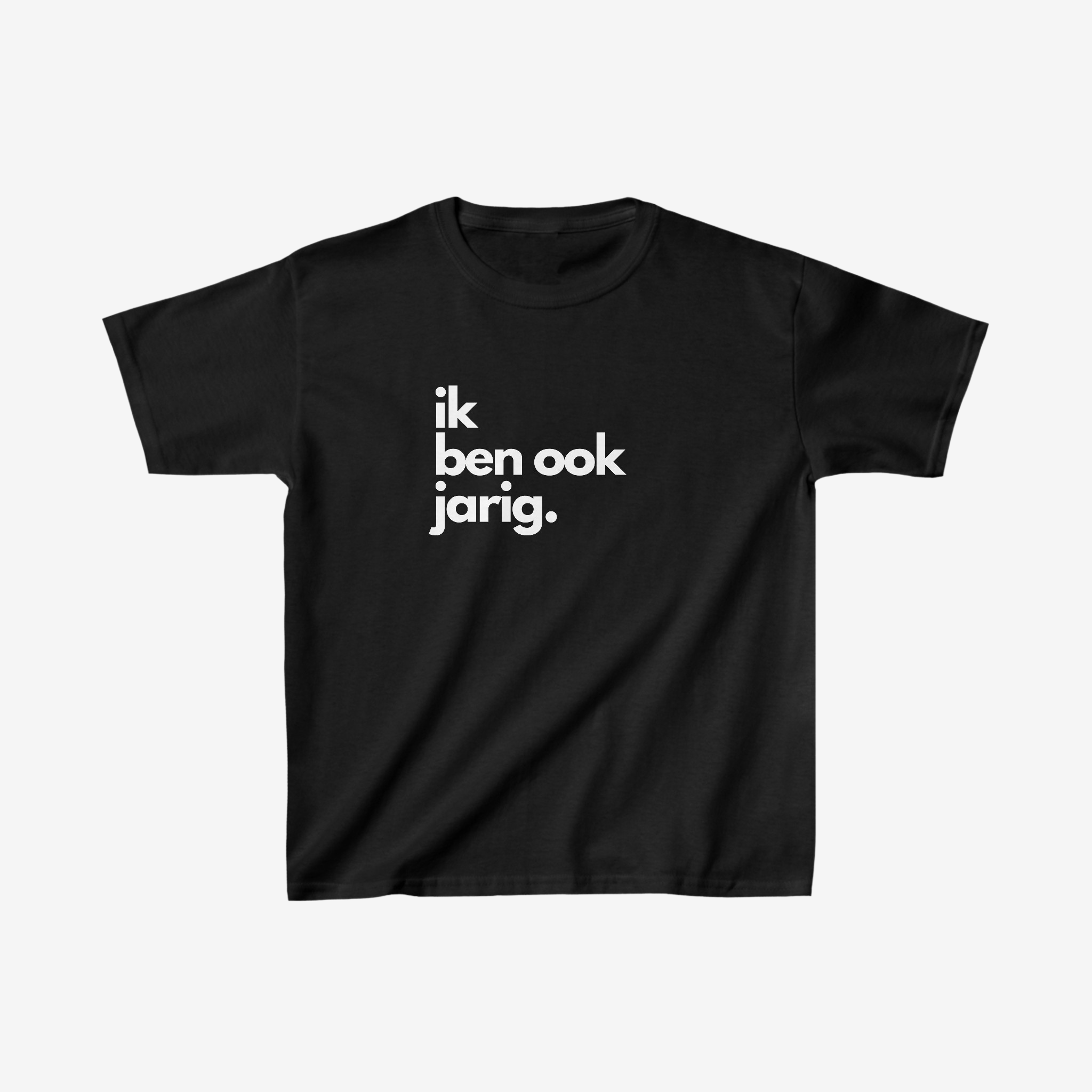 Ik ben ook jarig | Front Print | Koningsdag Kinder T-shirt