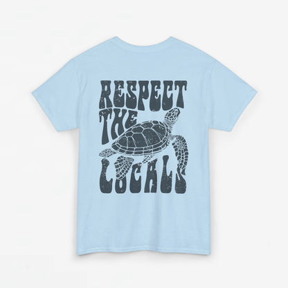 Zomer T-shirt voor Dames - Skrrtshirt Zomervakantie Oversized Tee #11 - Respect the locals