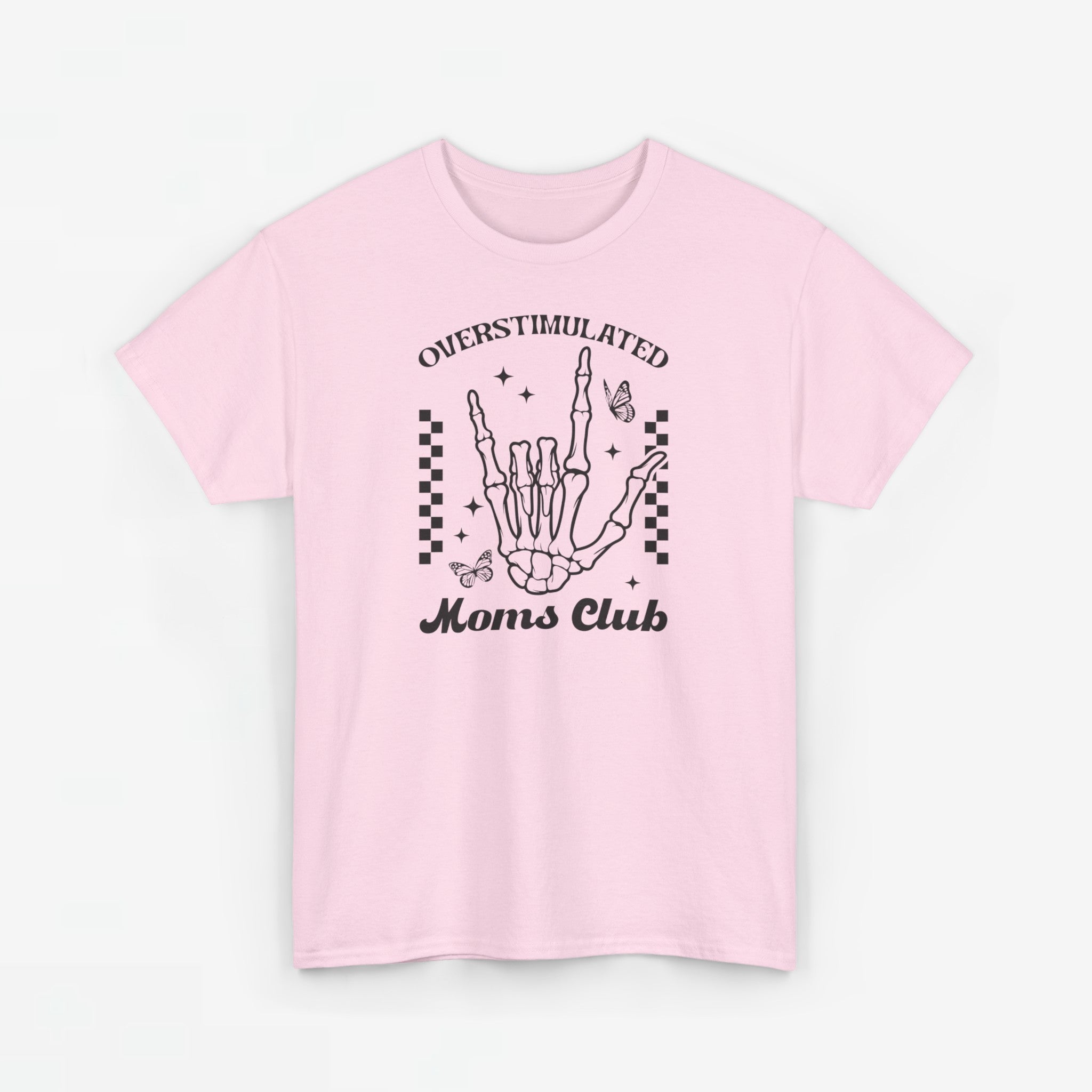 Moederdag Mama Cadeau - T-shirt - Overstimulated Moms Club - Oversized - #50