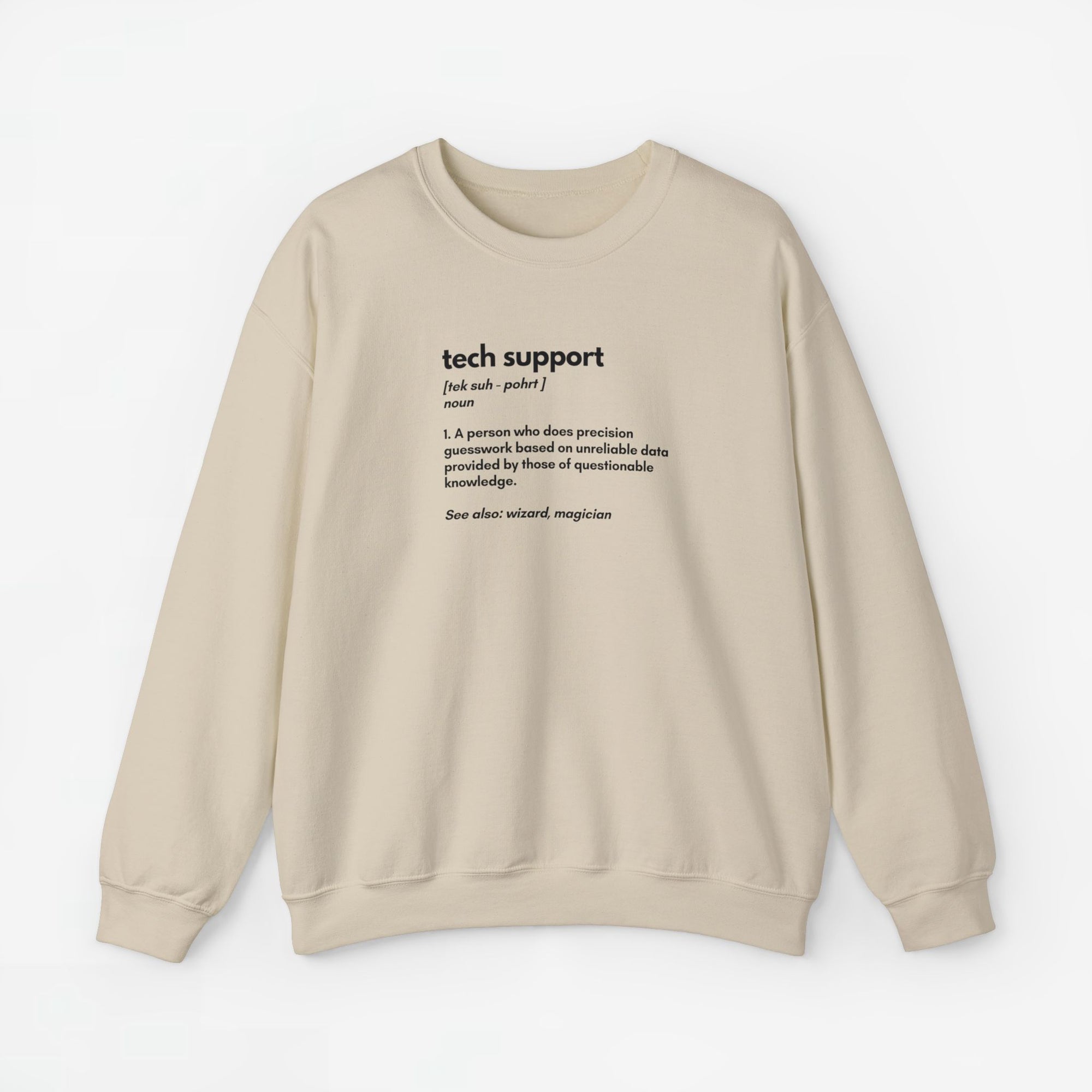 Tech support - ICT Beroep - Trui met Print voor Hem / Haar