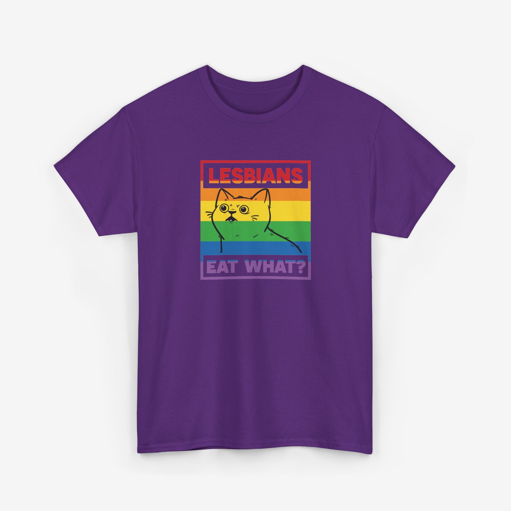 Gay Pride T-shirt - Lesbians Eat What? | SkrrtShirt