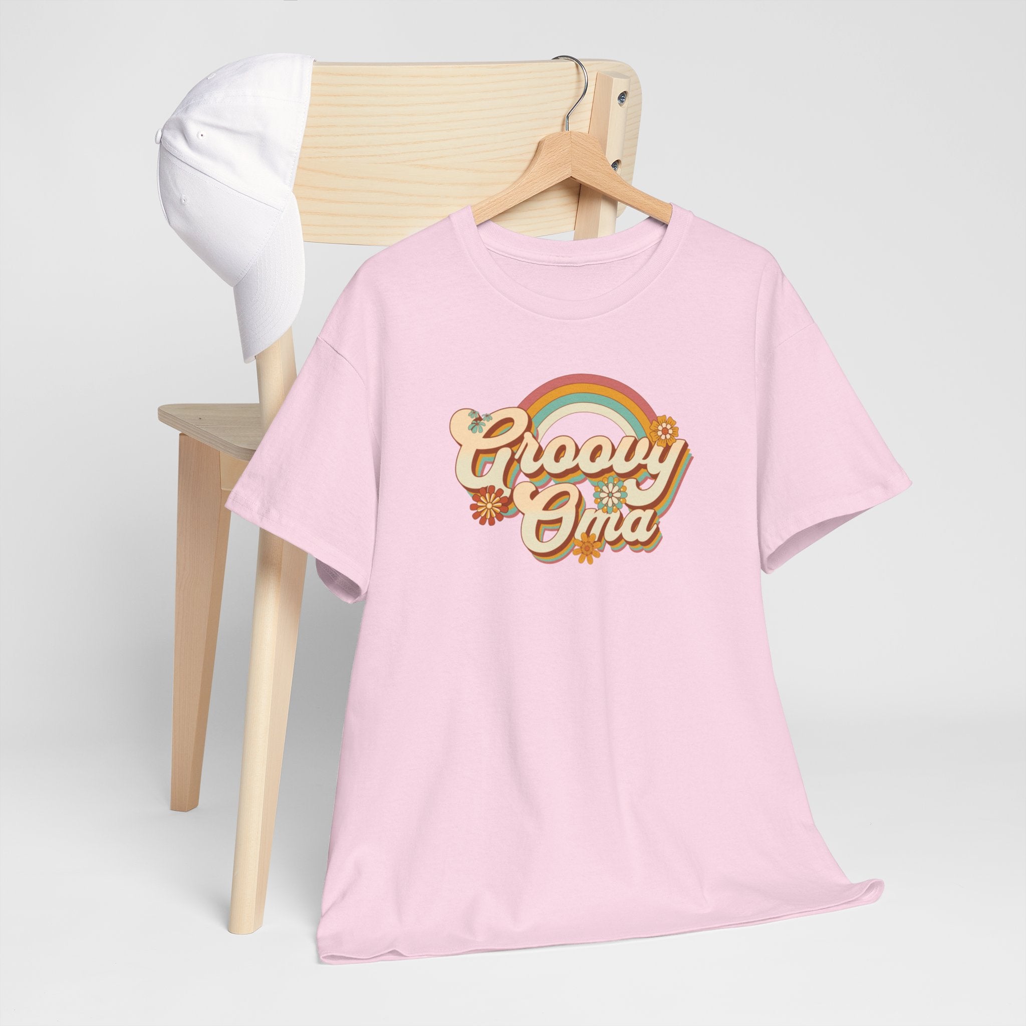 Moederdag Mama Cadeau - T-shirt - Groovy Oma - Oversized - #77